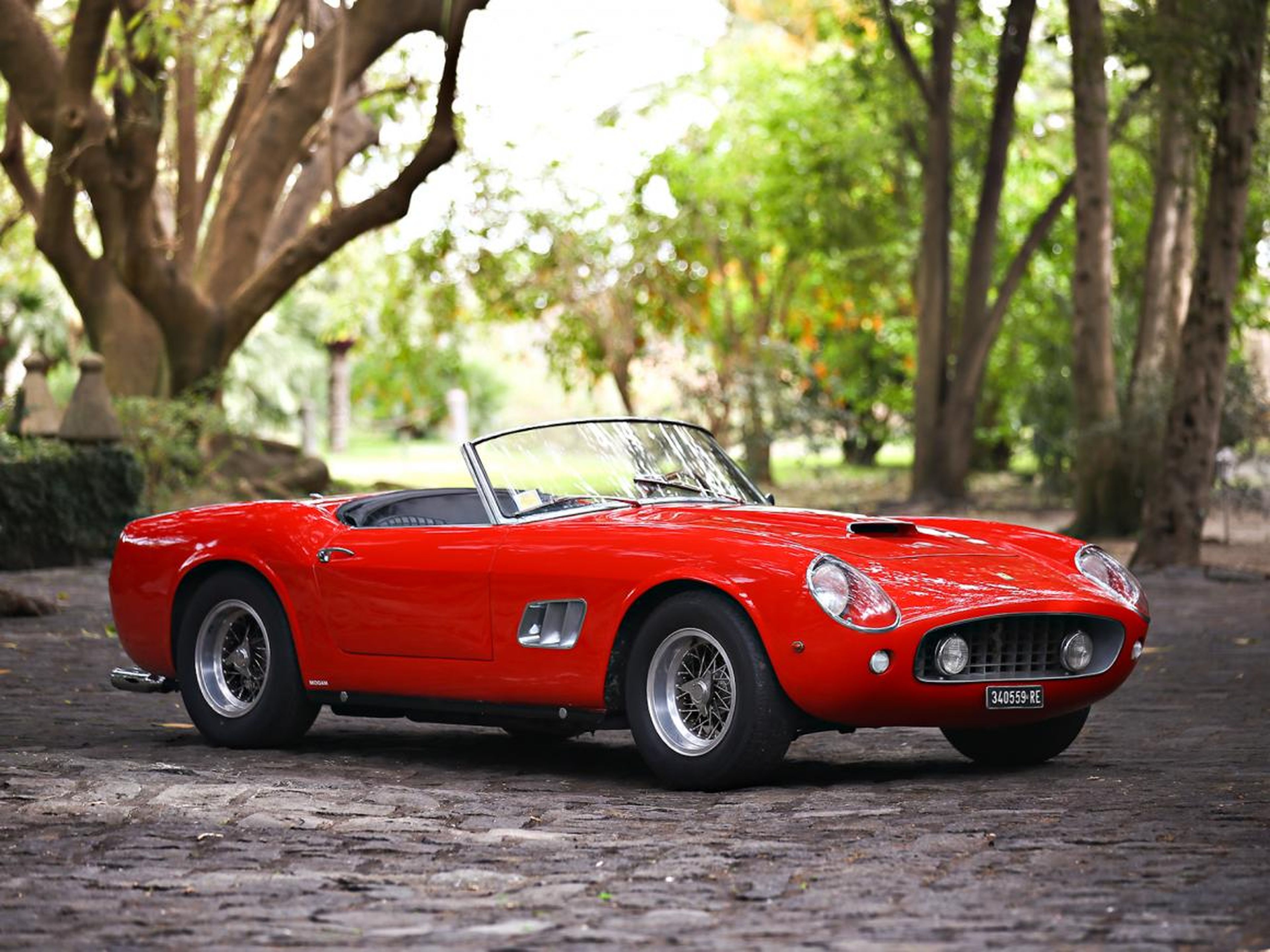 17. Ferrari 250 GT SWB California Spider de 1961: vendido por 17,16 millones de dólares por Gooding & Company en 2016