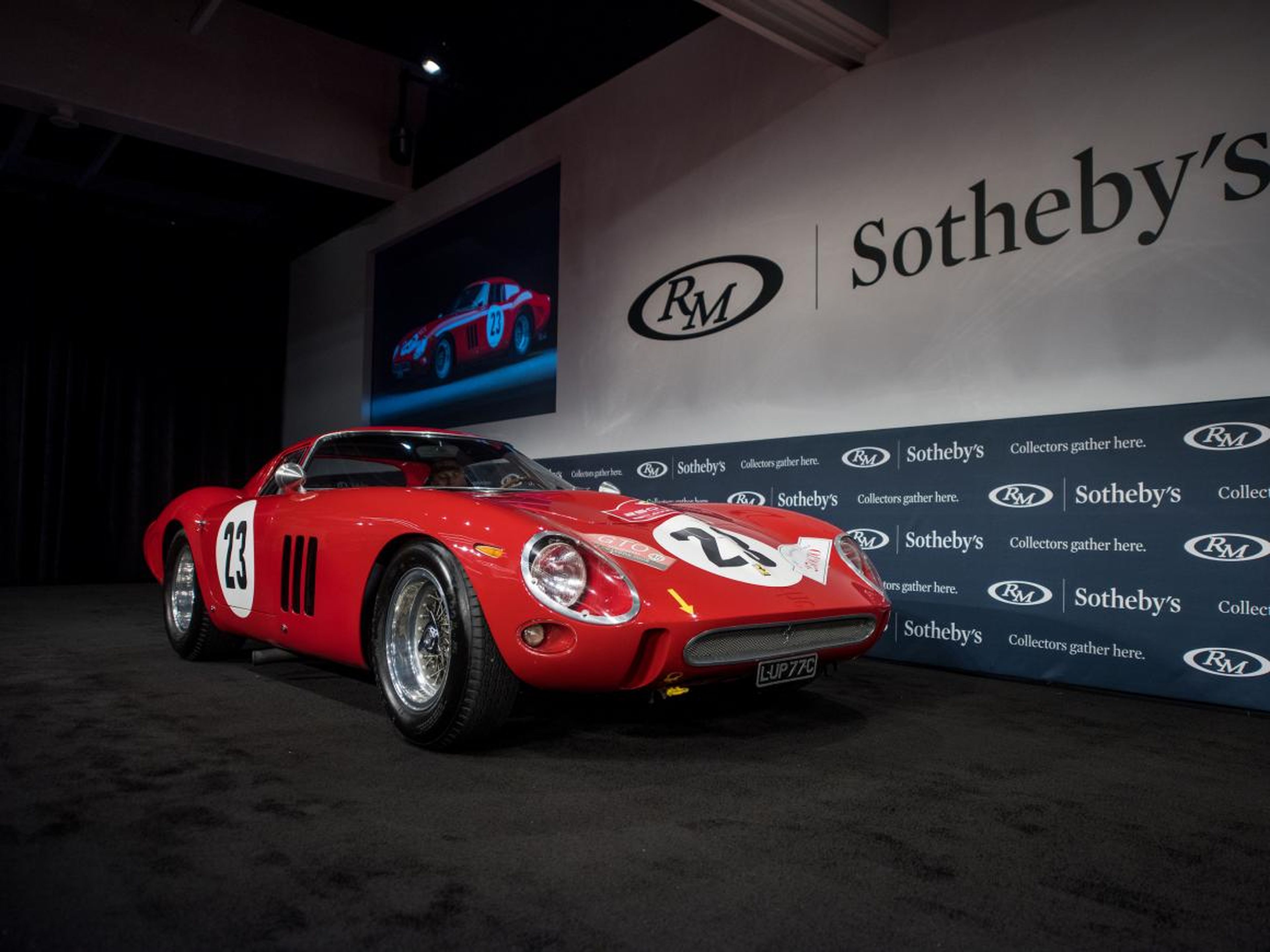 The 1962 Ferrari 250 GTO that sold for $48.4 million at an auction.