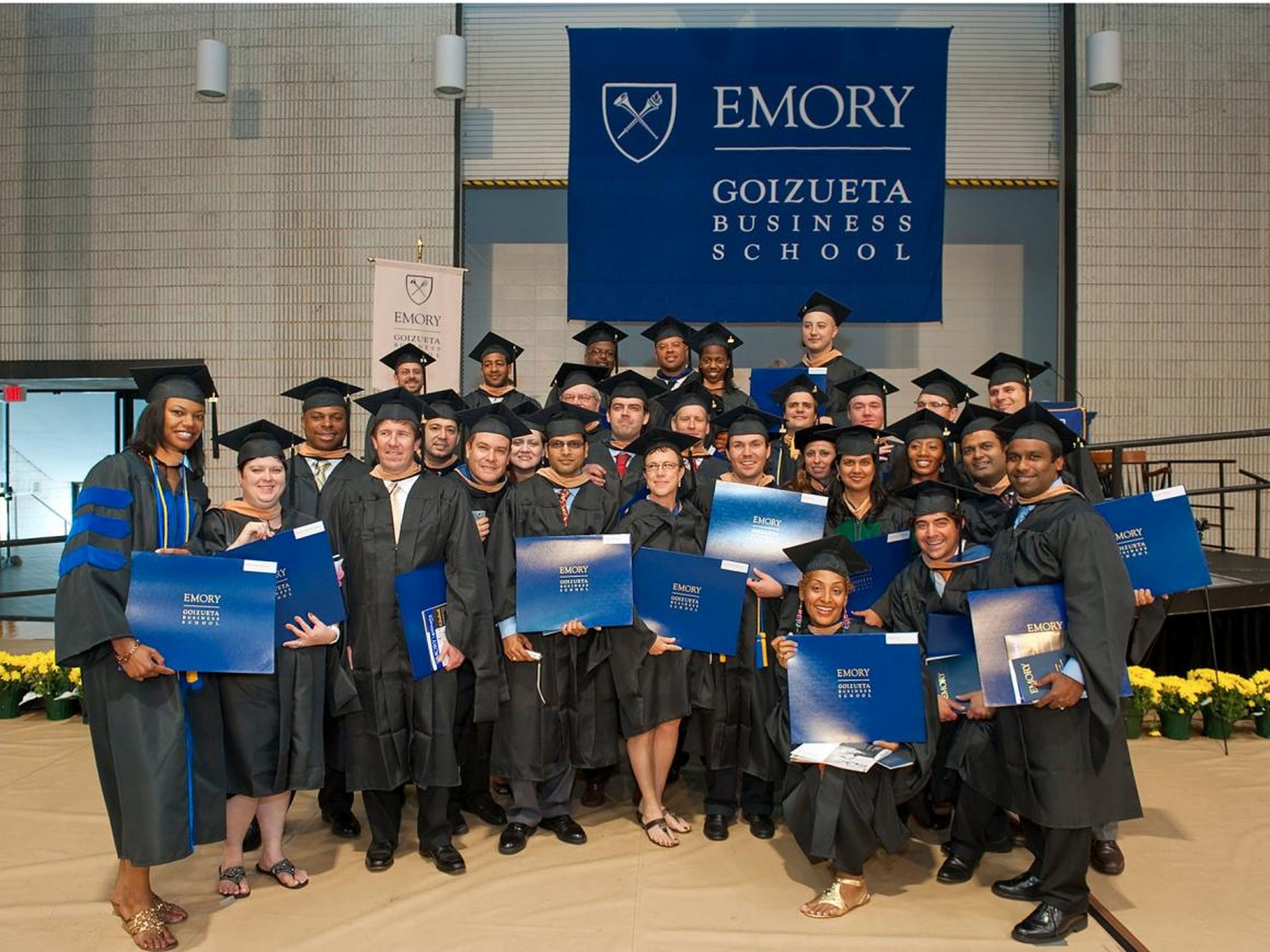 T-50. Emory (Goizueta) grads earn an average post-graduation salary of $120K to $130K.