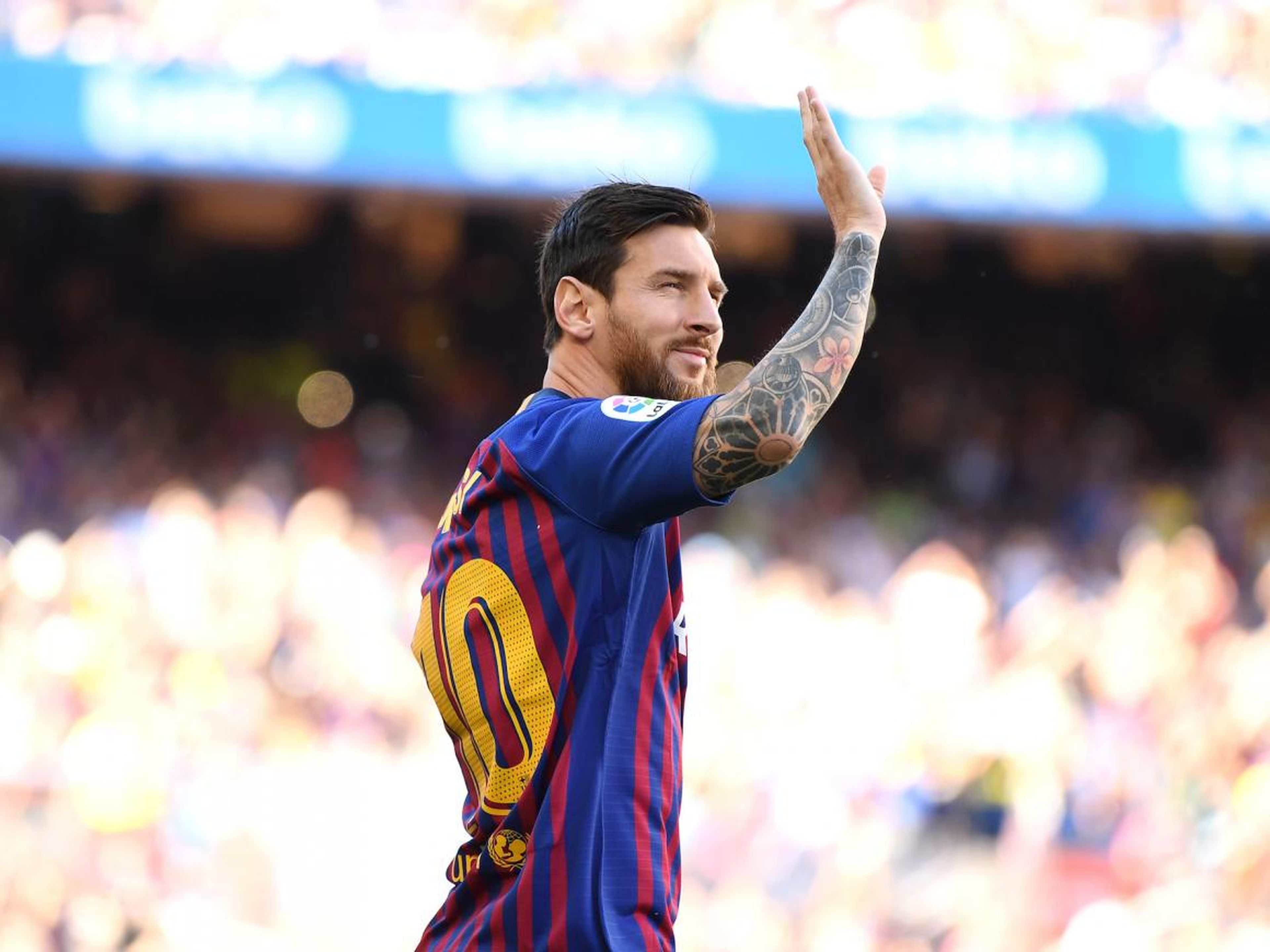 Lionel Messi, jugador argentino del FC Barcelona
