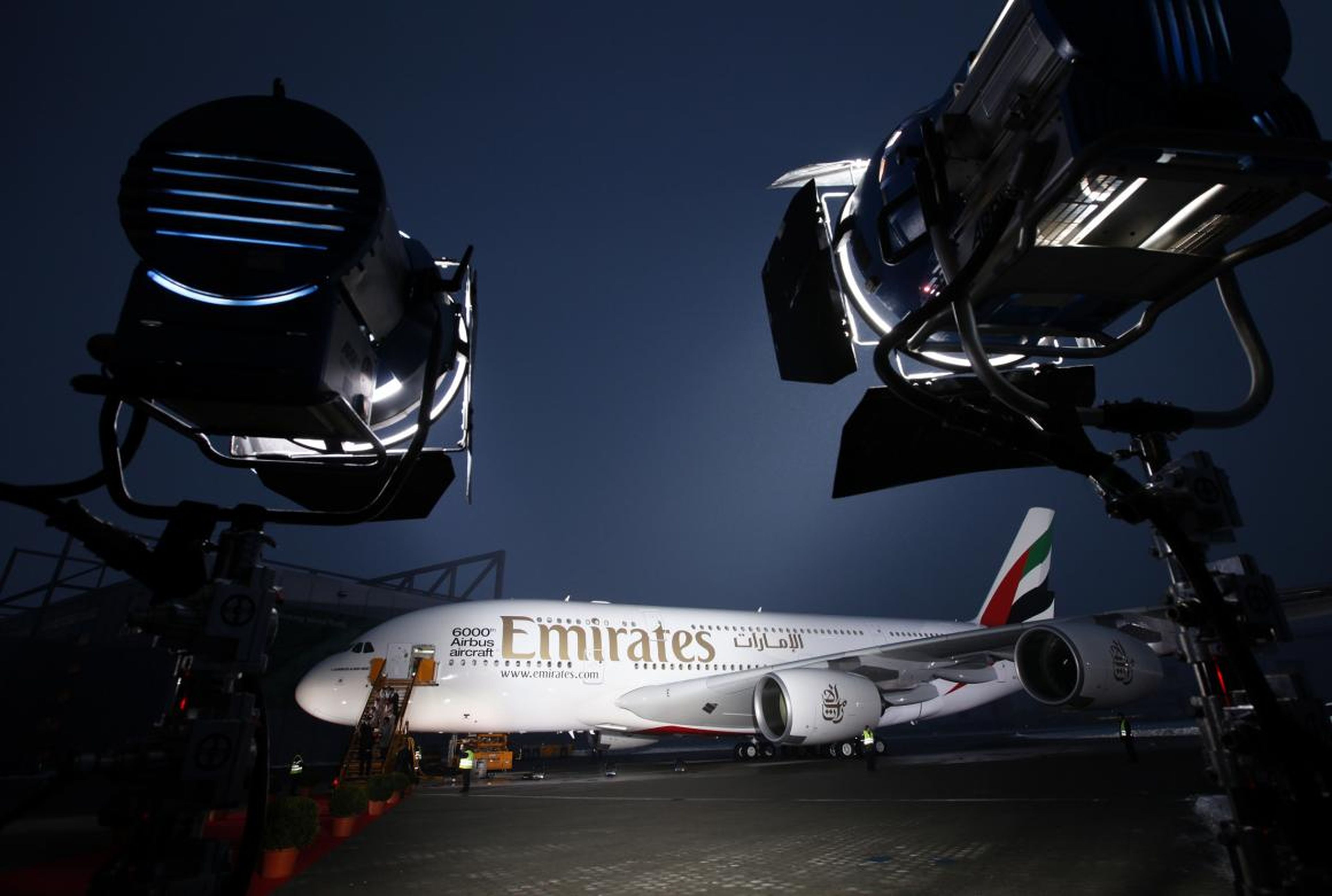 Emirates accounts for 123 of the 274 of the A380s ever ordered.