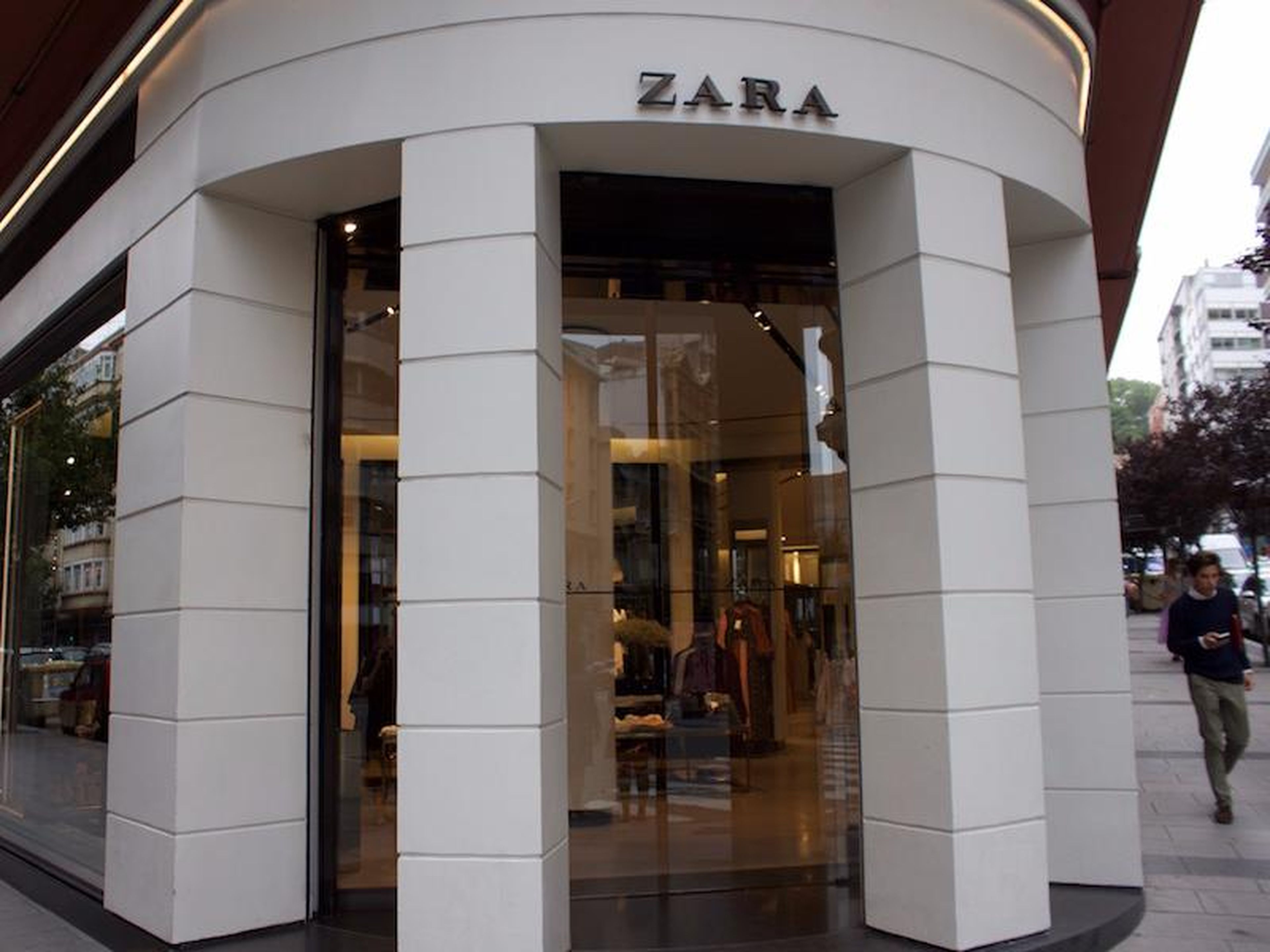 The first Zara store.