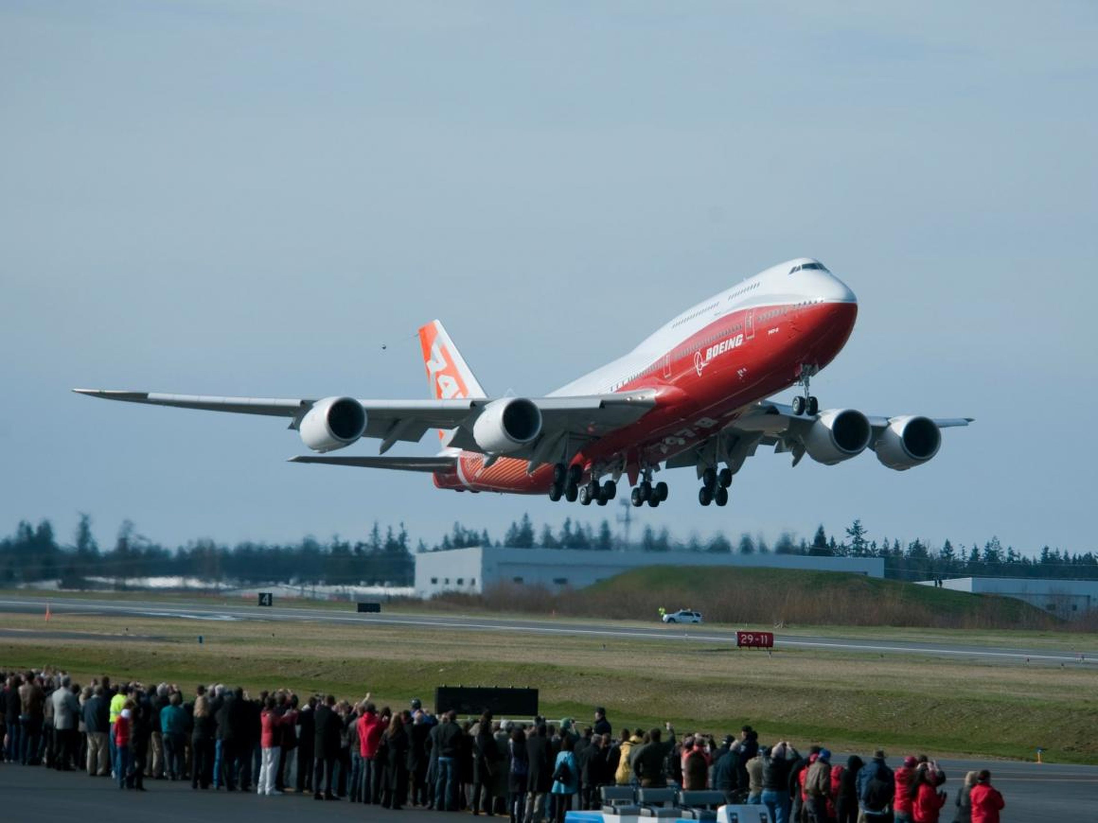 Boeing has similarly all but given up on the 747-8 as a passenger jet. Only the freighter version remains in production, at a rate of just one plane every two months.