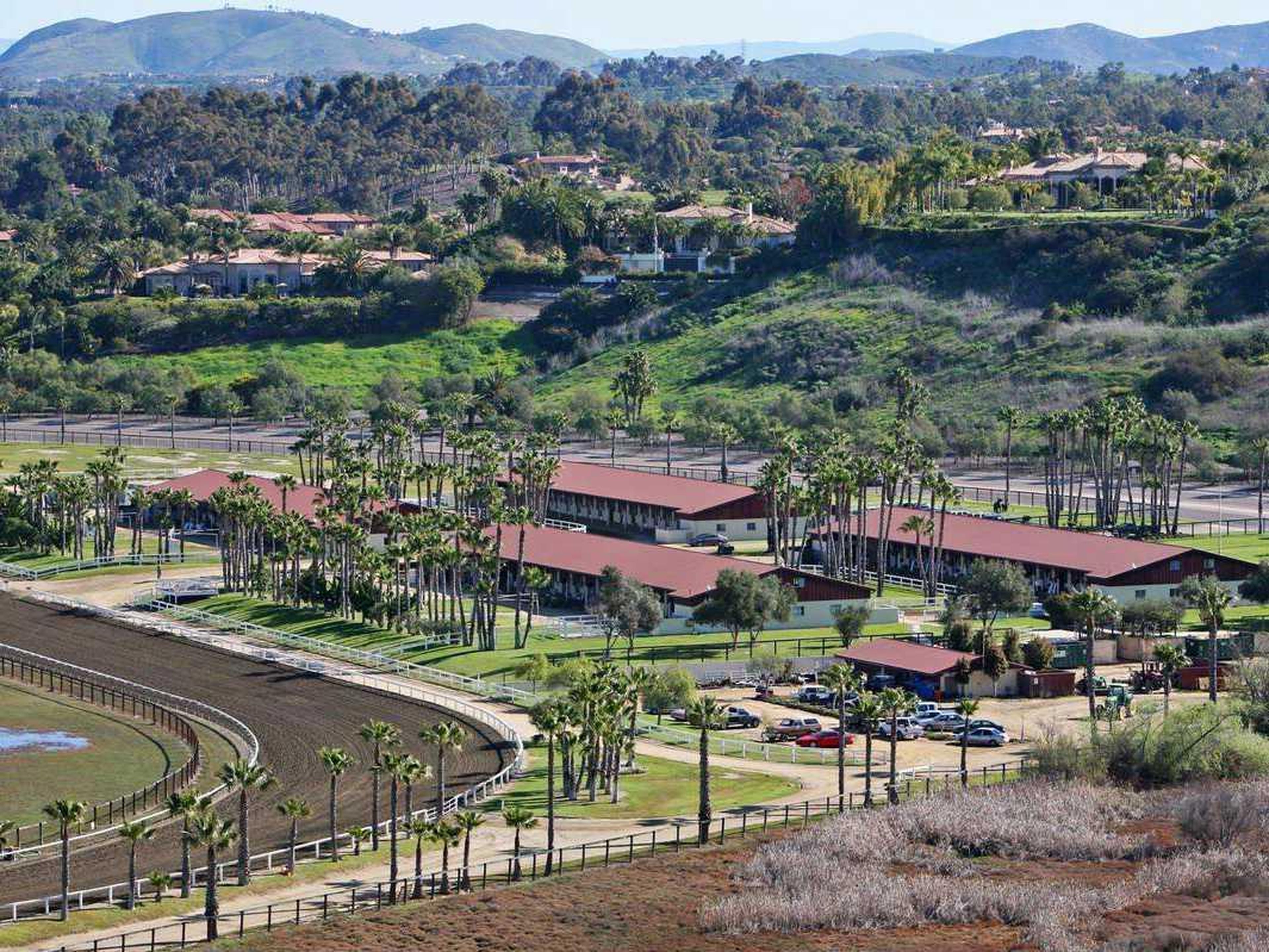 In California, he owns the 228-acre Rancho Paseana, which he purchased for $18 million. It includes a racetrack, orchard, and five barns.
