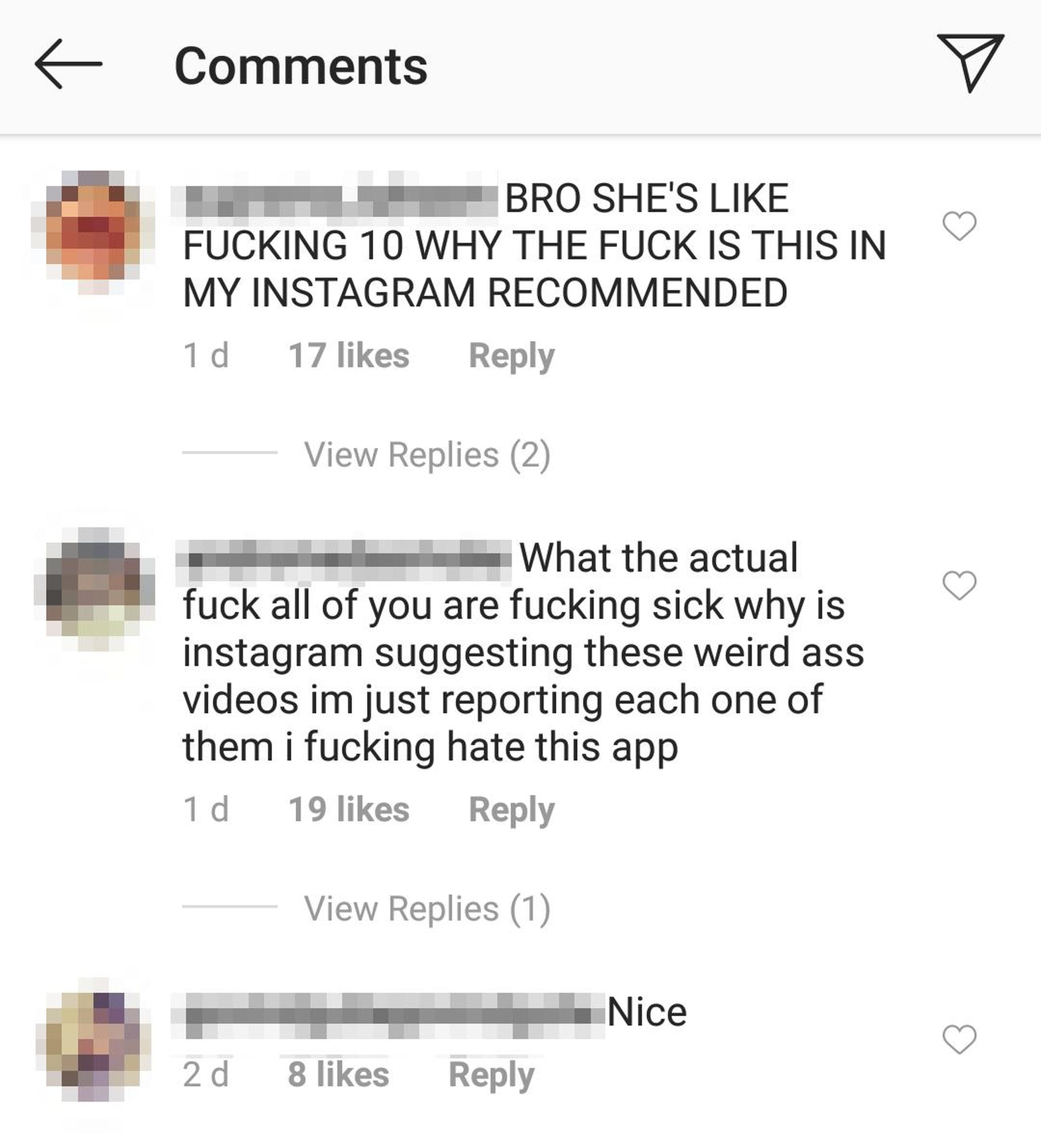 Comentarios en el vídeo "Hot Girl Follow Me".