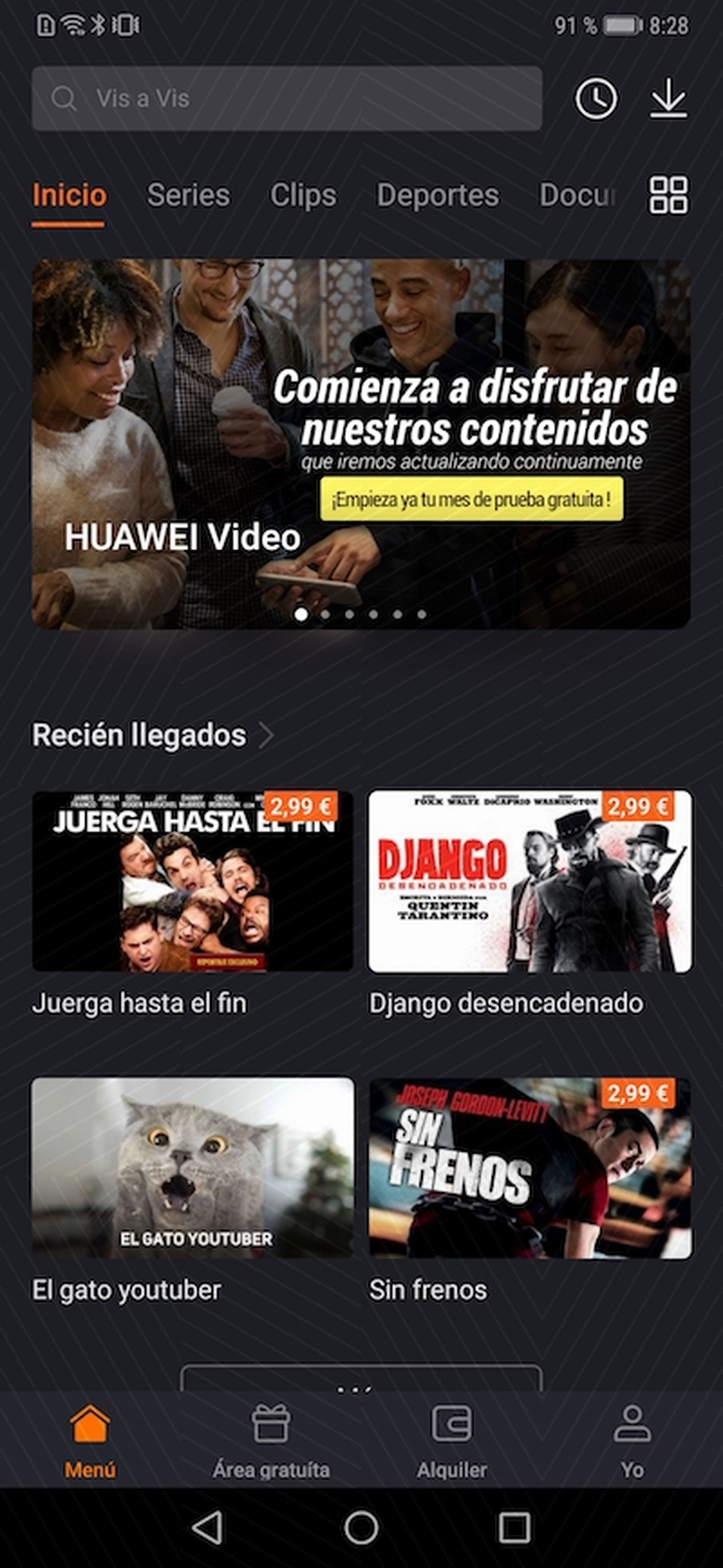 Contenidos Huawei Video