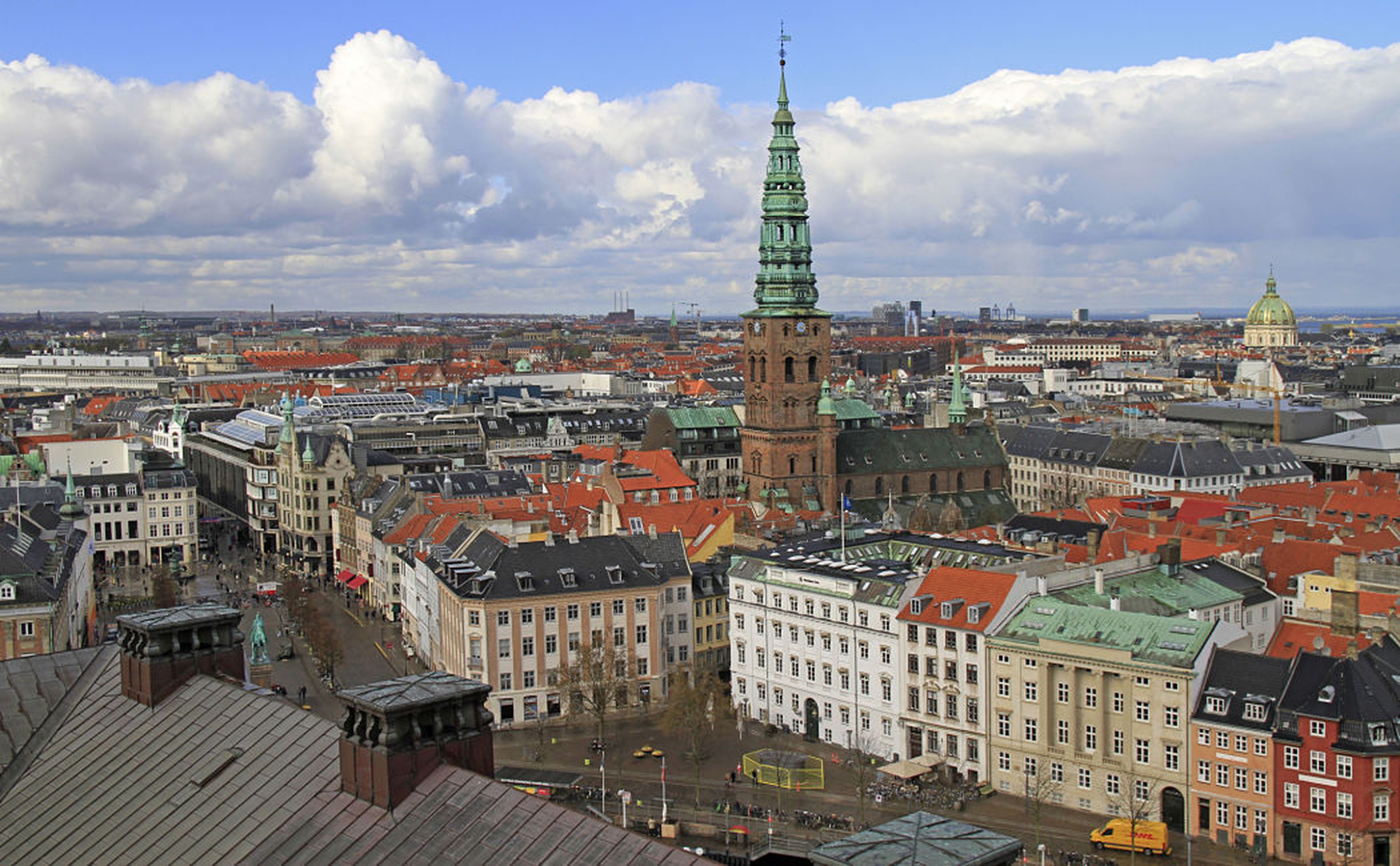 Vista aérea de Copenhague (Dinamarca)