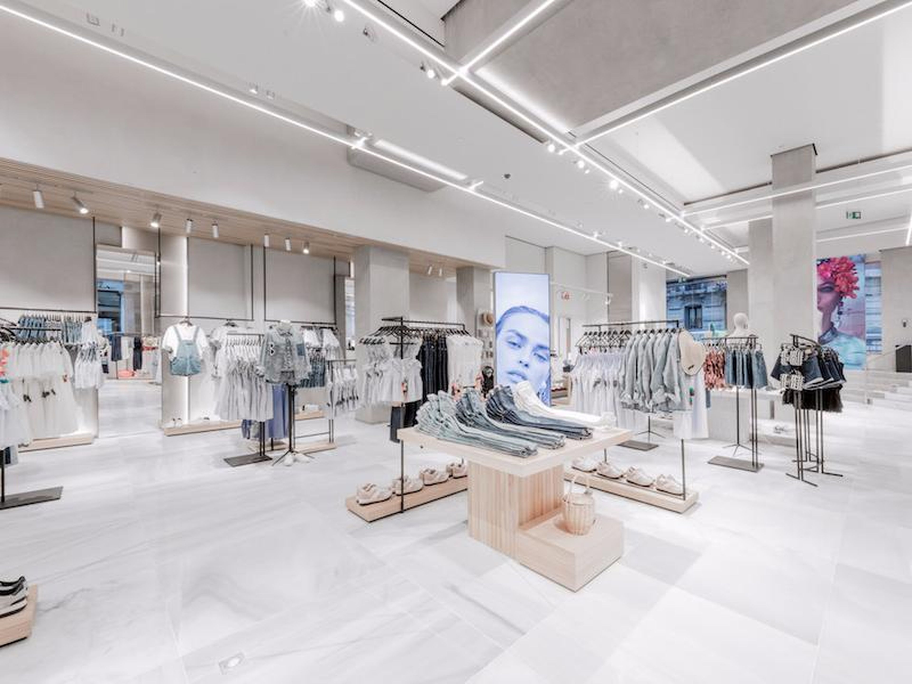 An example of Zara's store layout in one of its stores in Bilbao, Spain.
