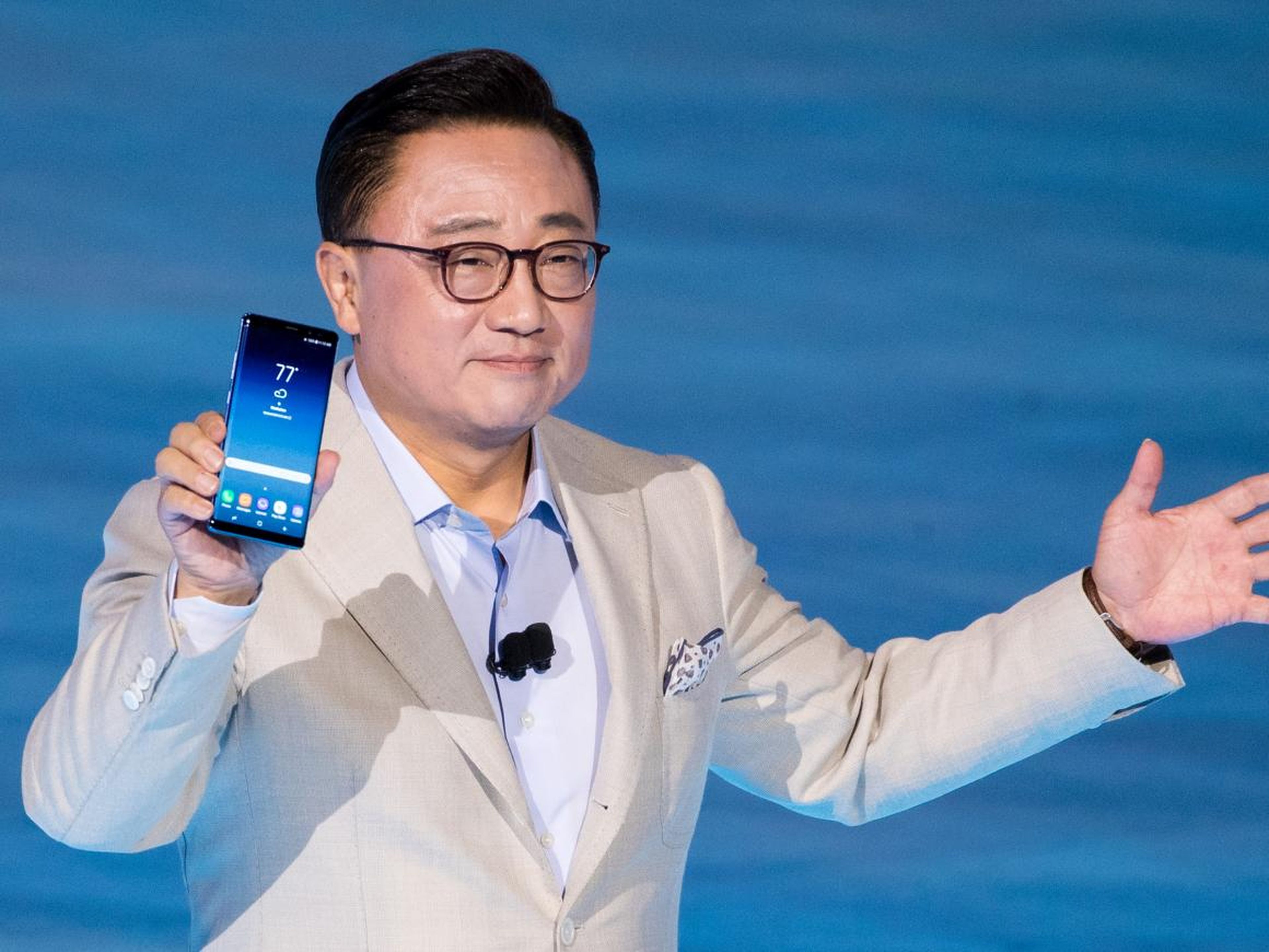 DJ Koh, director ejecutivo de la división móvil de Samsung.