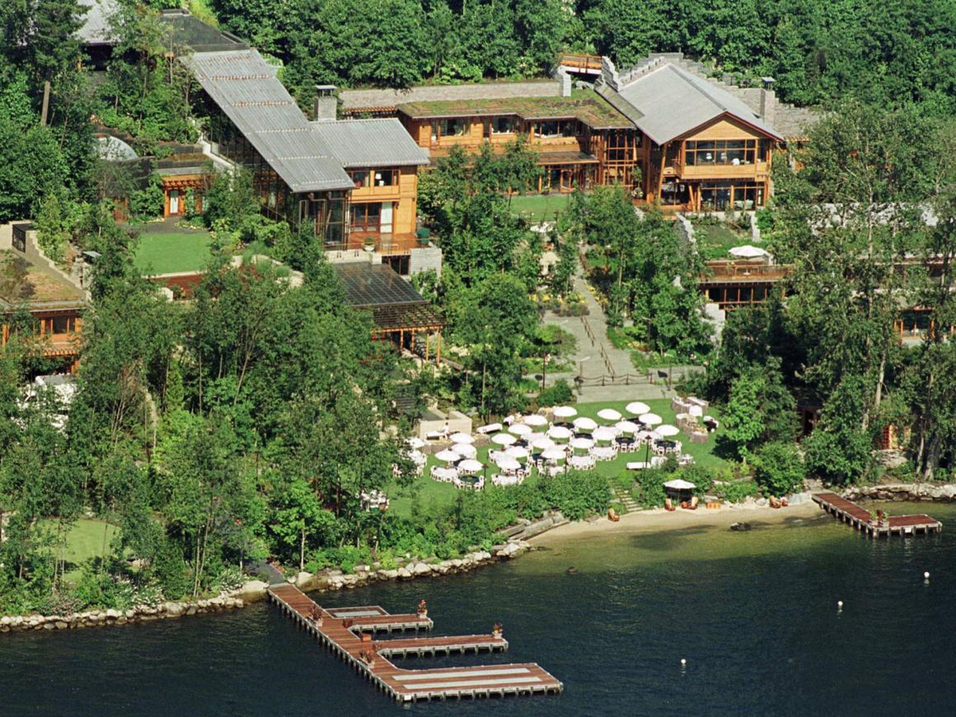Gates also spent a lot on his estate, "Xanadu 2.0," in Medina, Washington. It took him seven years and $63 million to build. He purchased the lot for $2 million in 1988.