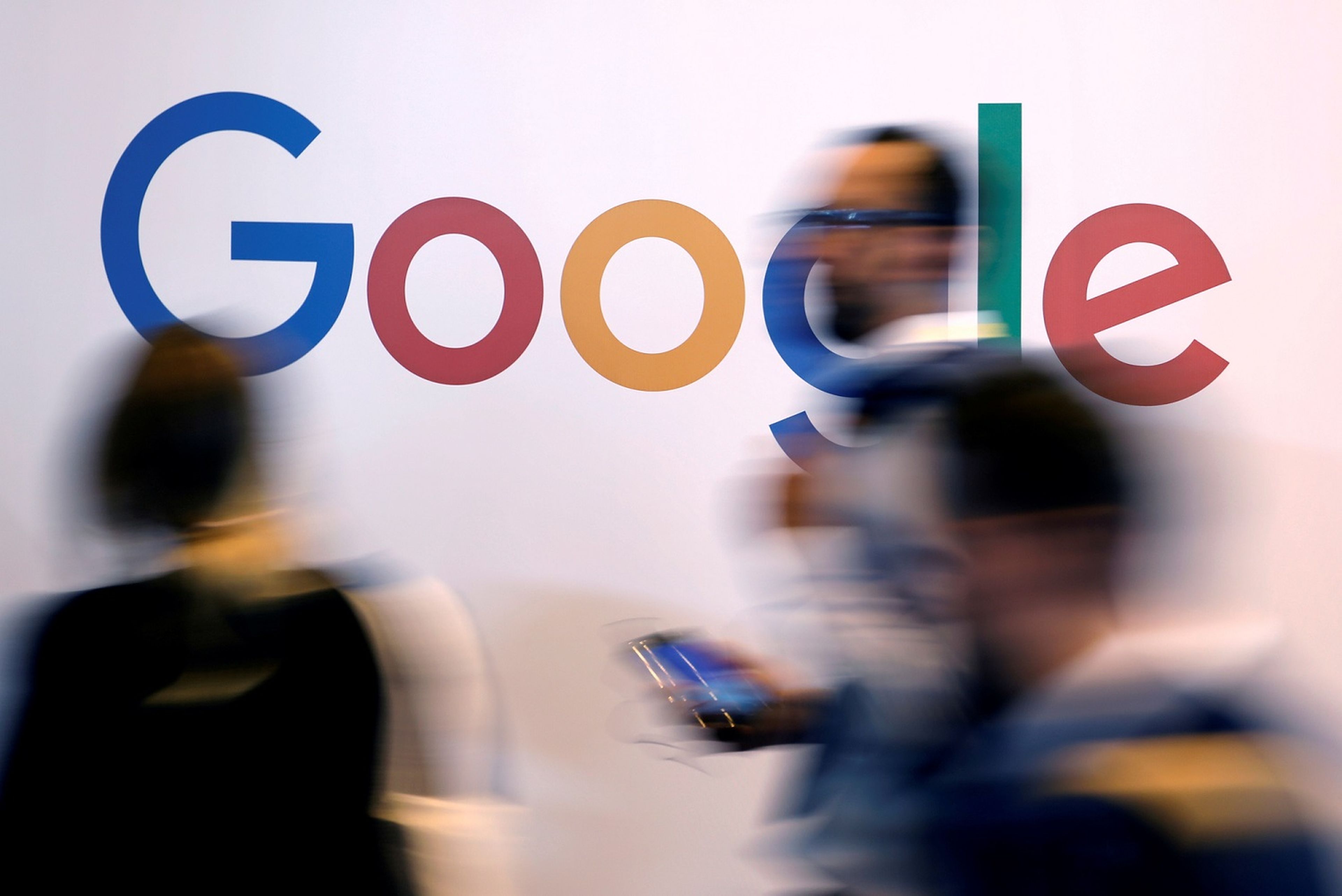 El logo de Google, fotografiado en la cumbre tecnológica Viva Tech en París, Francia, el 25 de mayo de 2018.