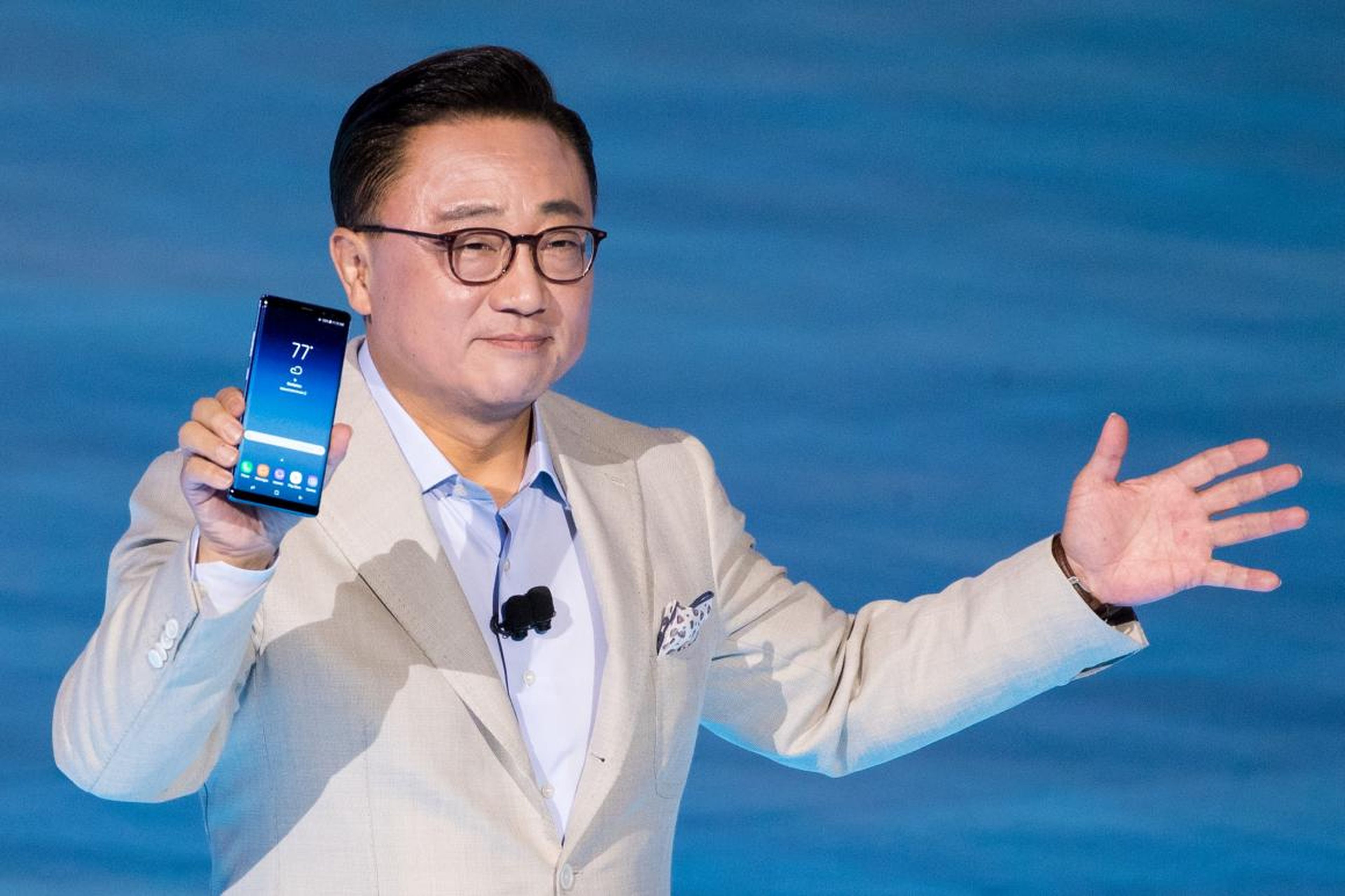 DJ Koh, president of the mobile communications business at Samsung.