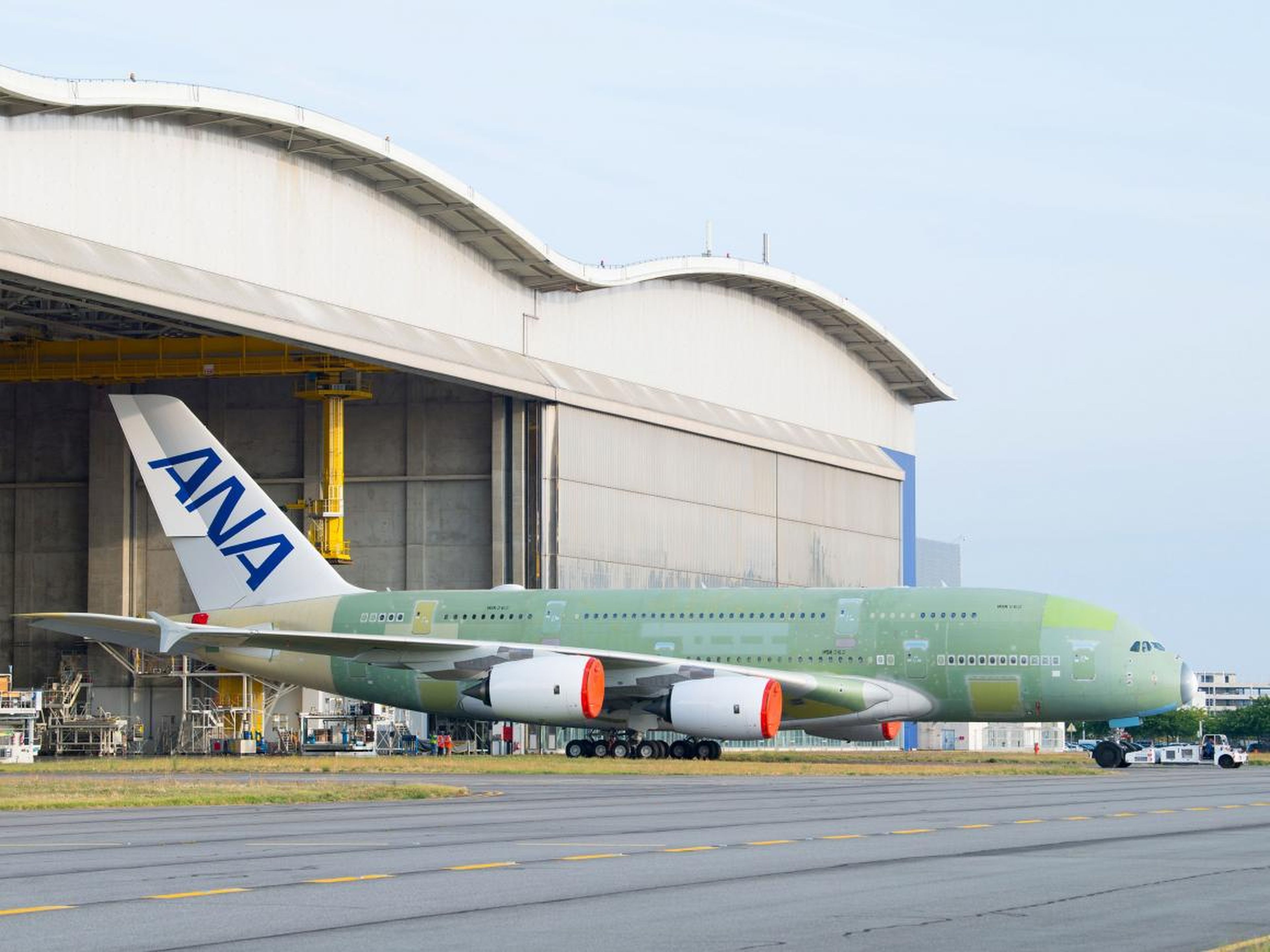 Japan's All Nippon Airways will soon begin commercial service with its first A380.