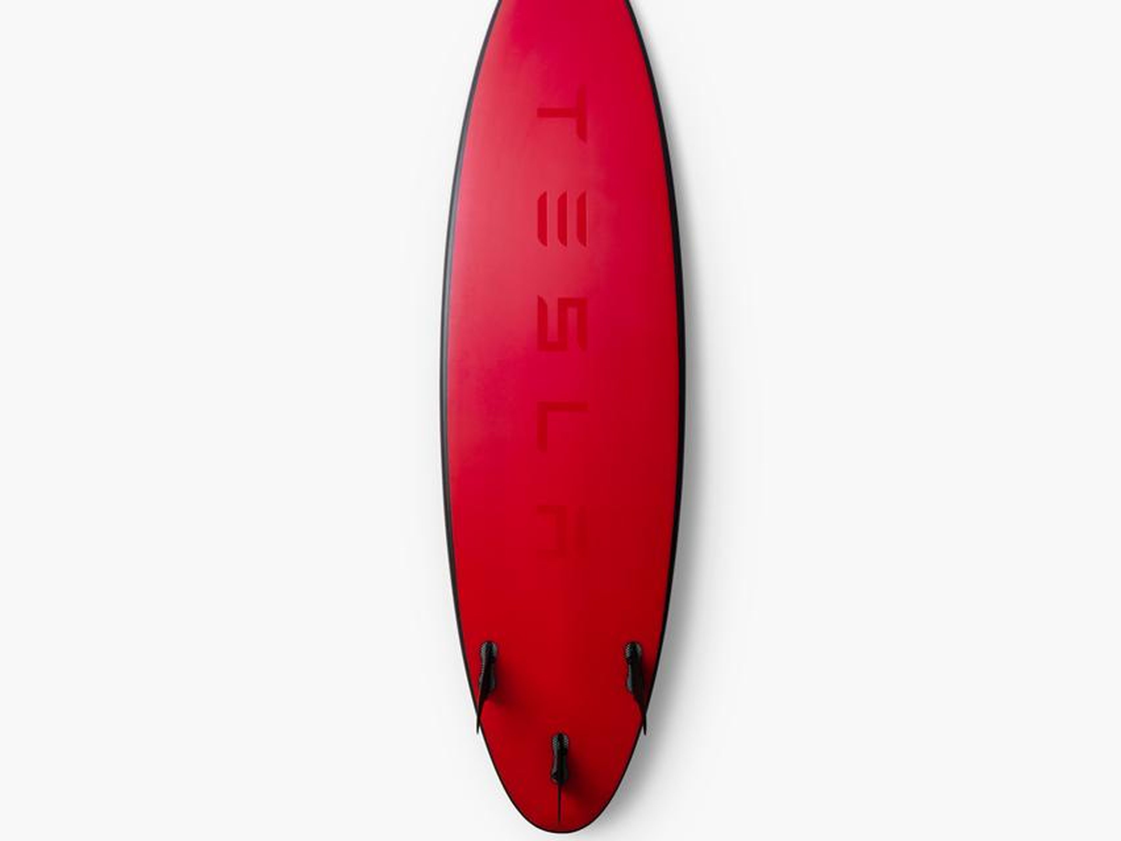 Tesla's surfboard