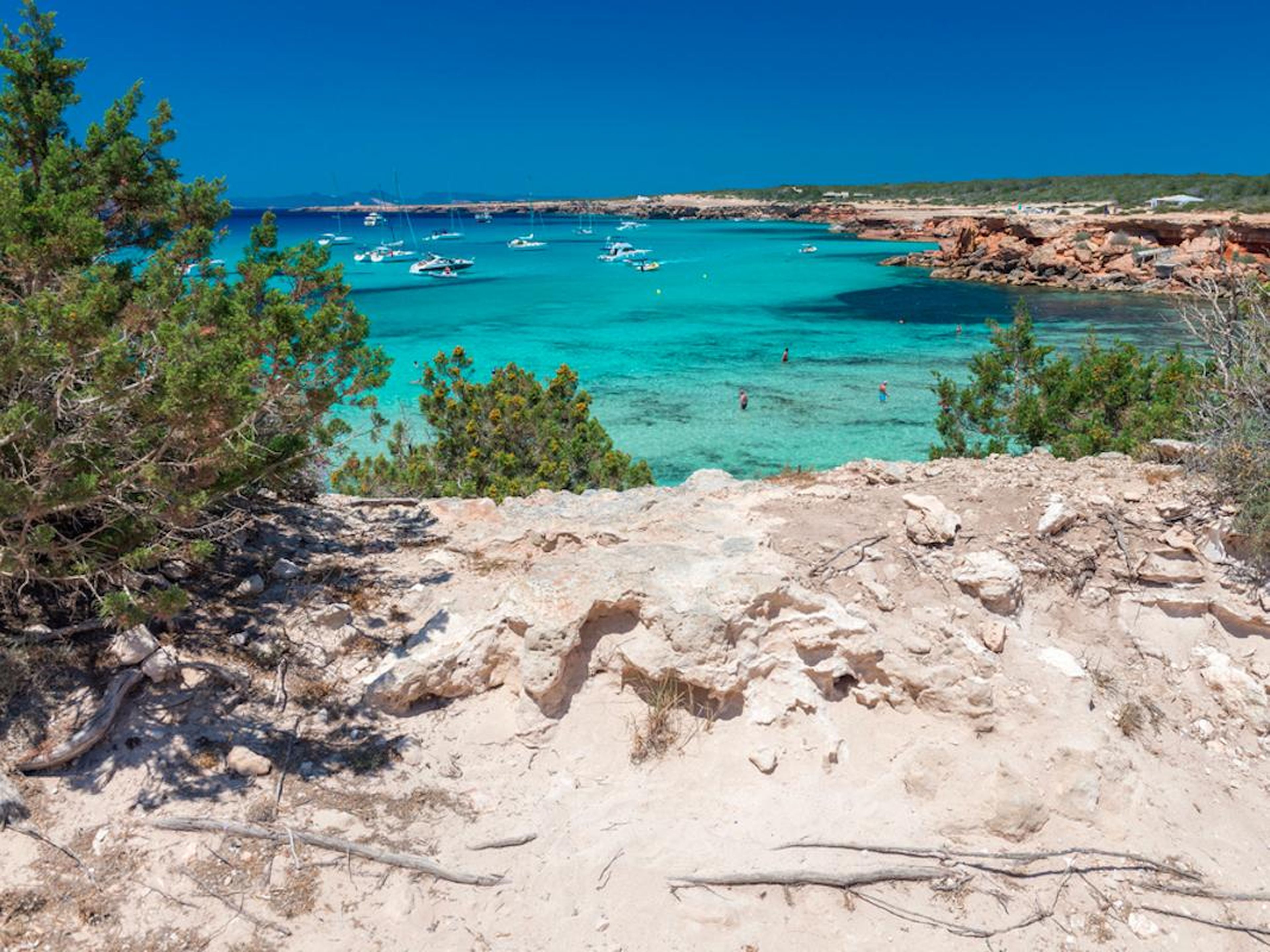 The main day trip near Ibiza is the beautiful island of Formentera, which has spectacular nature, diving, and wildlife.