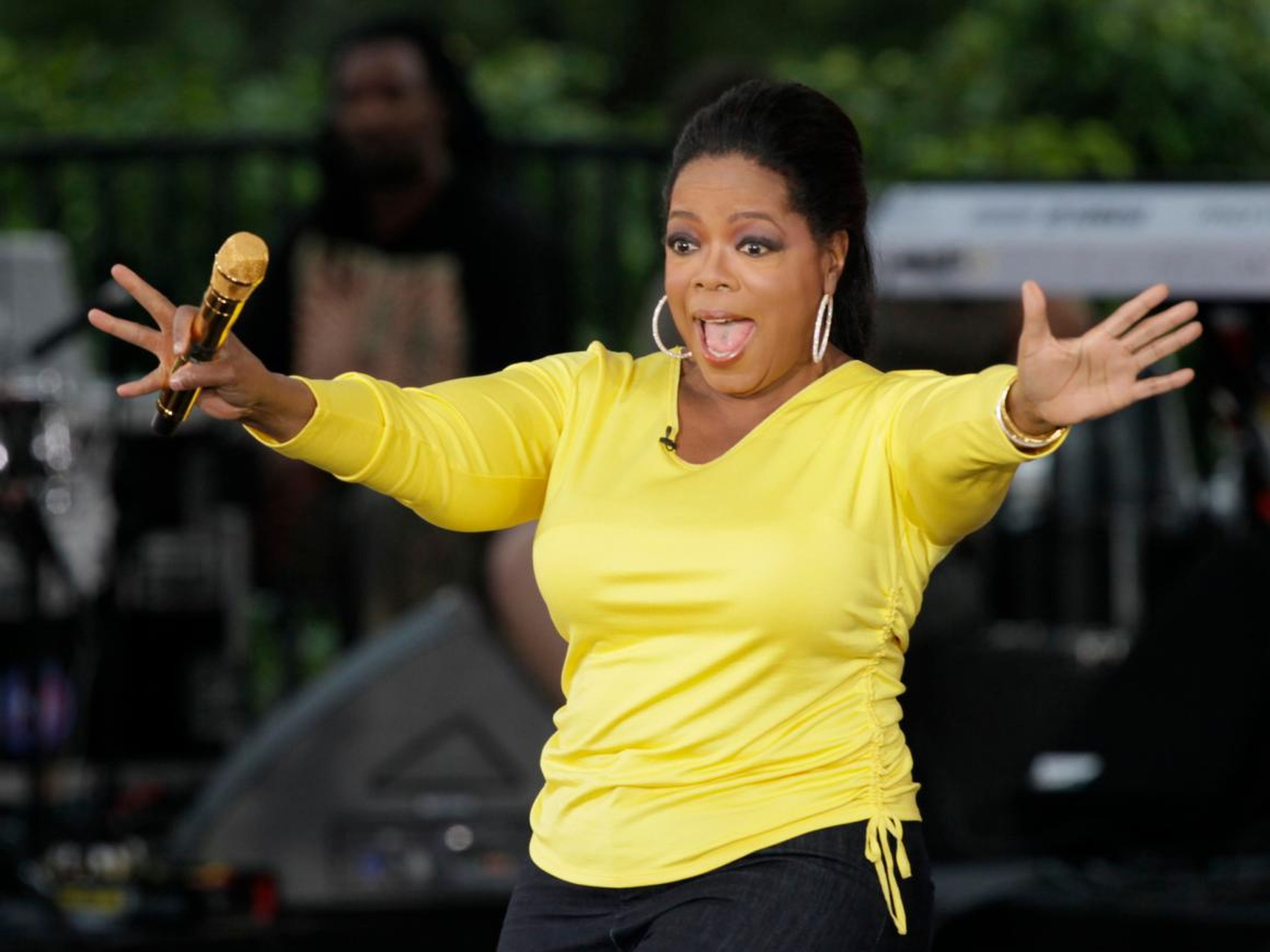 Oprah Winfrey's workouts include "45 minutes of cardio six mornings a week, four to five strength-training sessions a week, incline crunches, and stretching," according to her trainer.
