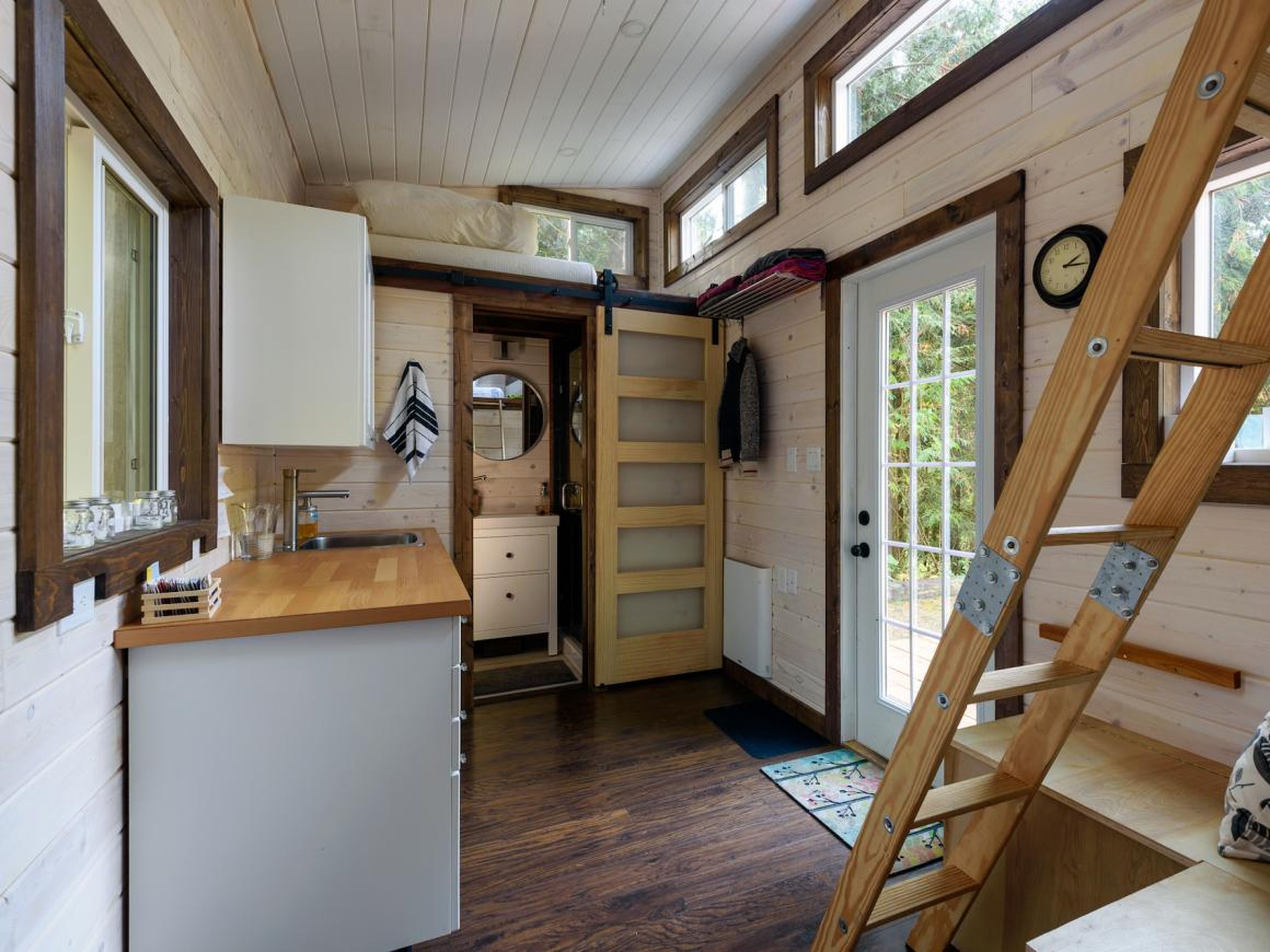 A tiny house is actually more expensive per square foot.