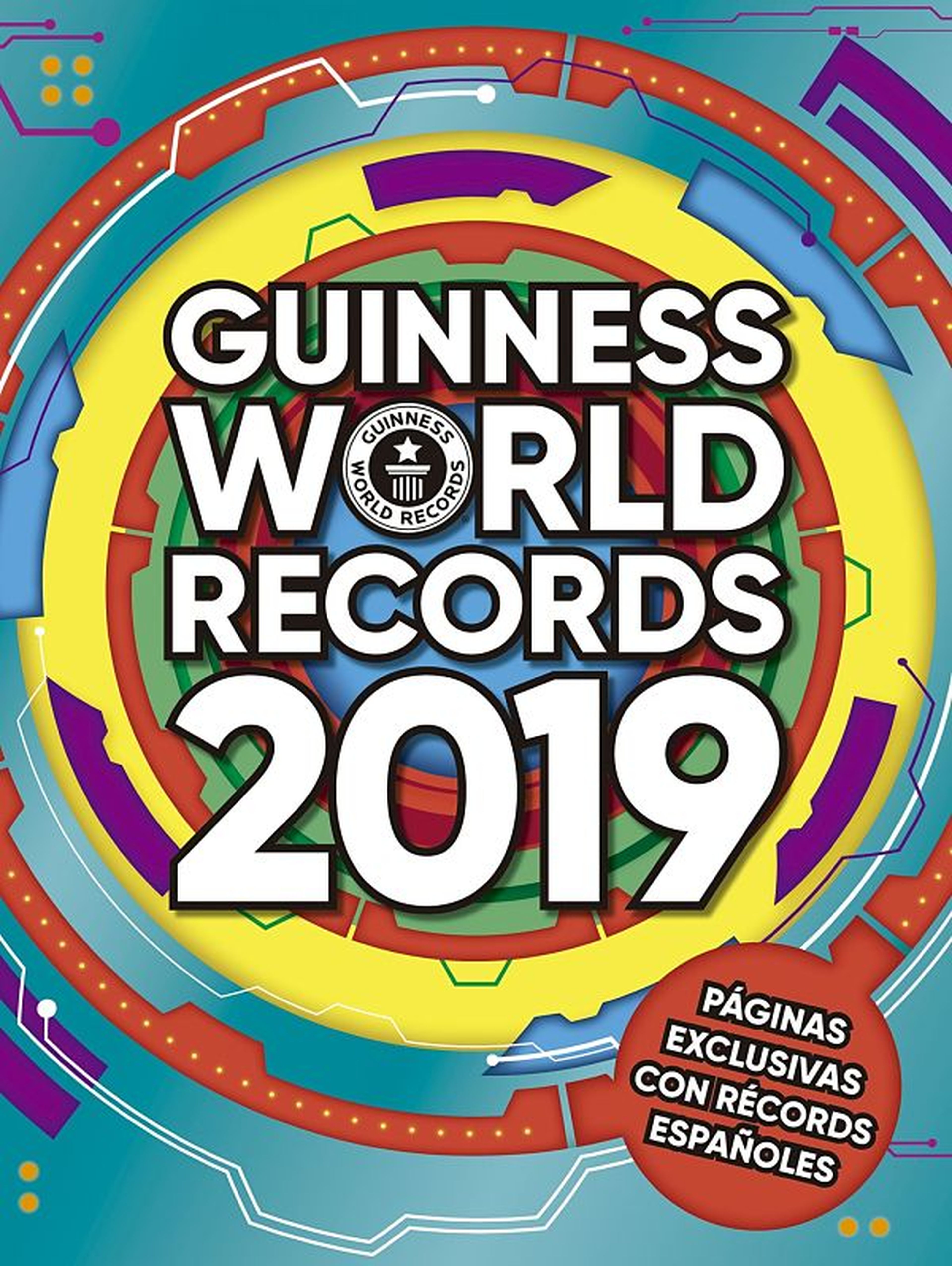 Portada de la edición de 2019 en castellano del Libro Guinness de los Récords