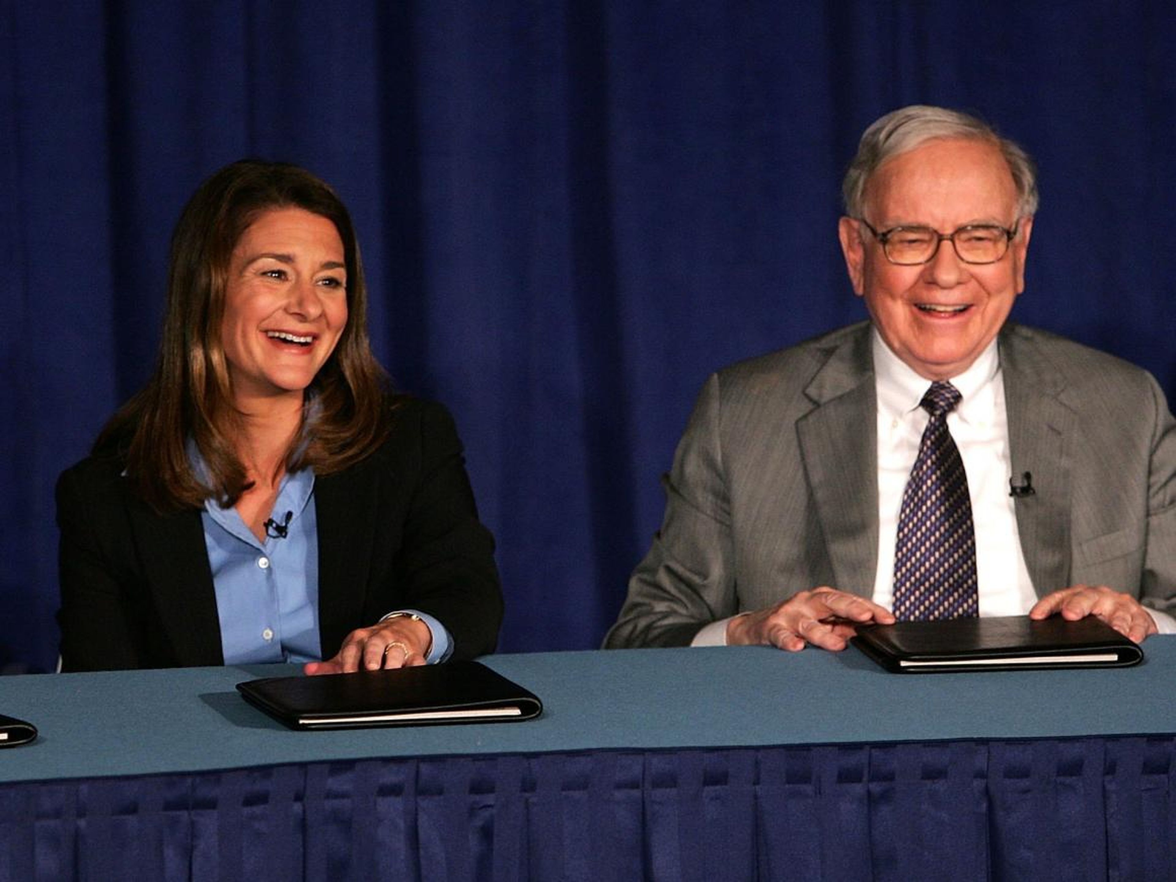 In a Reddit AMA, Gates disclosed that his wife and Buffett were his two favorite celebrities...