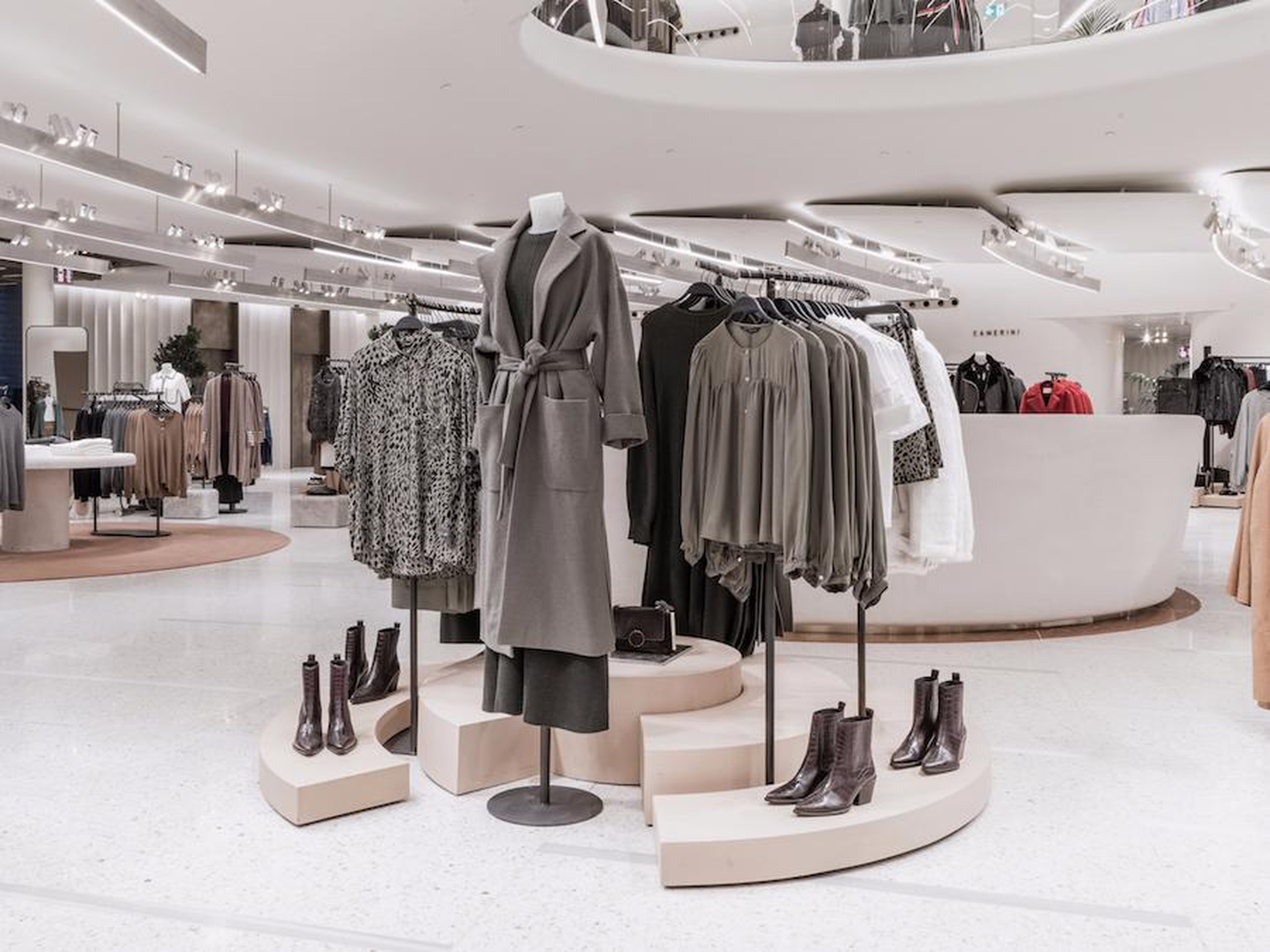 Zara has grown in popularity because of its ability to jump on trends quickly. It has often been accused of crossing the line between being inspired by a catwalk show or designer and actually copying them. This photograph shows a Zara store in Milan.