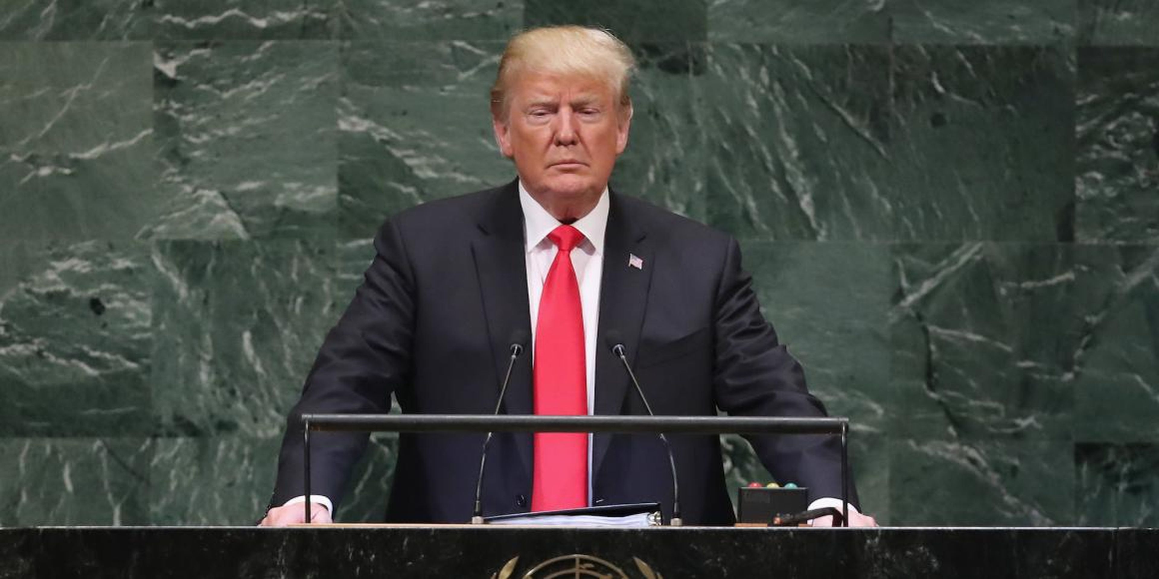 World leaders laughed at President Donald Trump during his remarks at the UN General Assembly in New York on Tuesday.