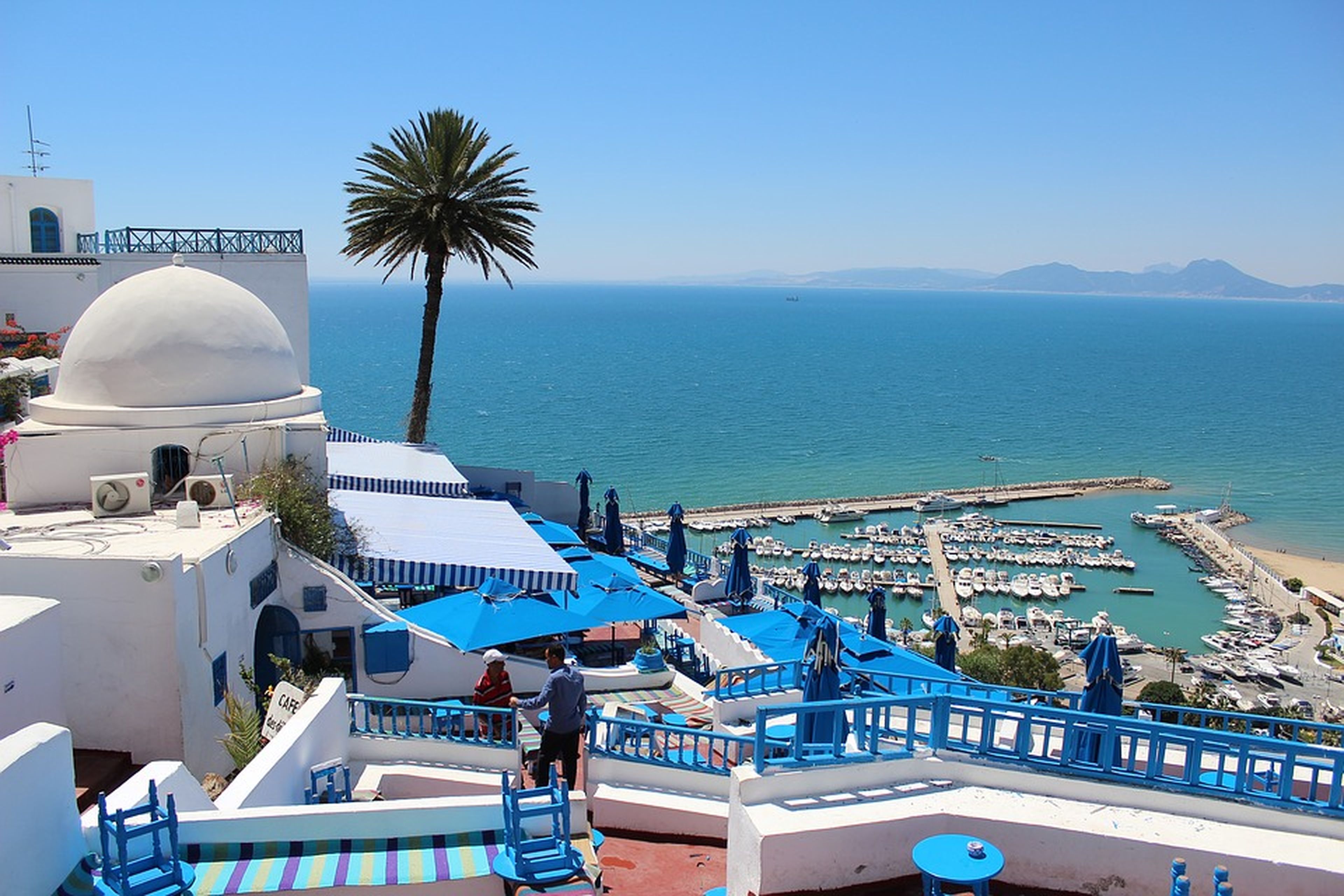 Una zona hotelera de Túnez