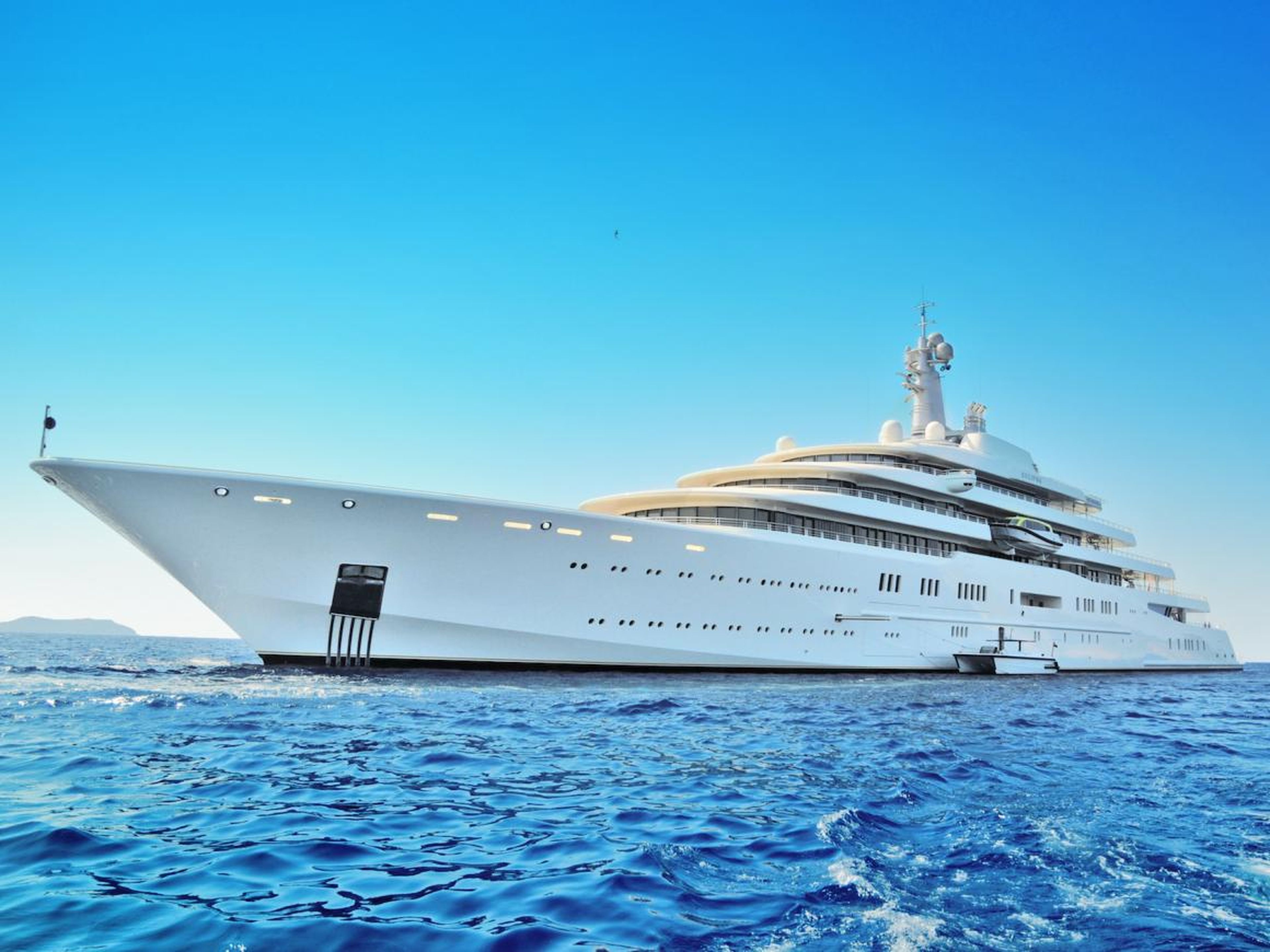 5. Luxurious superyachts