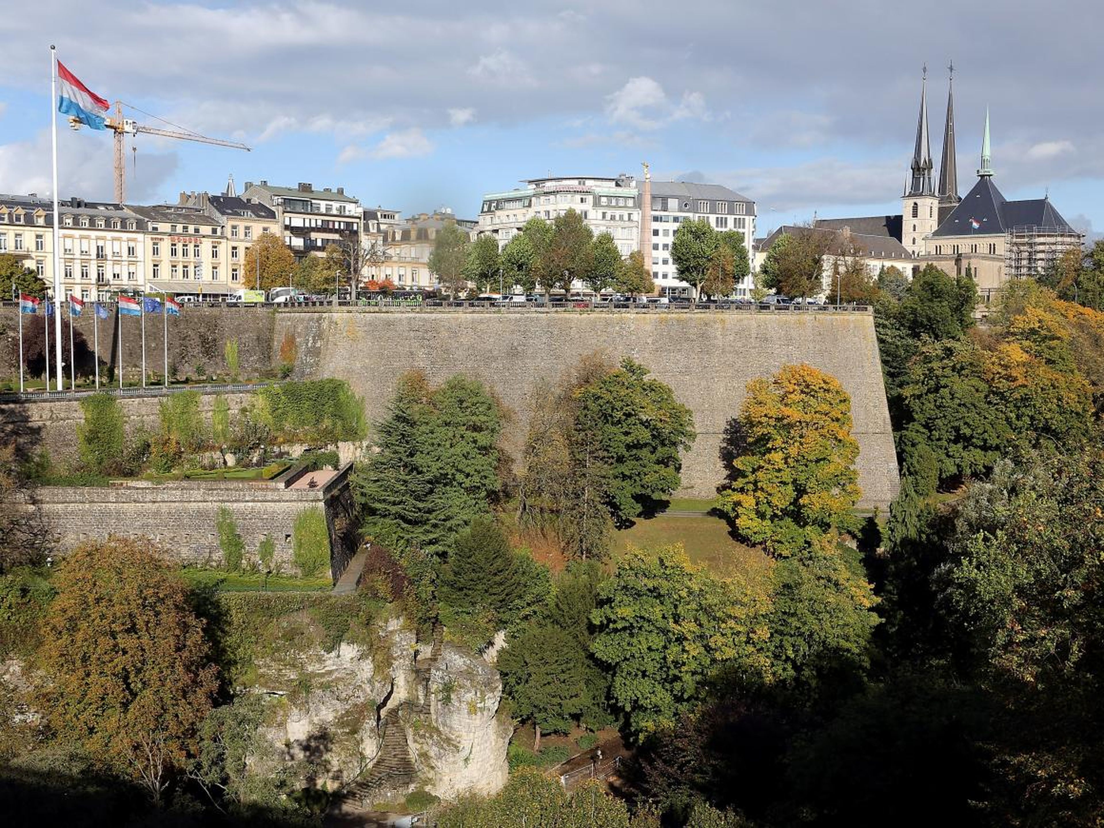 La ciudad de Luxemburgo.