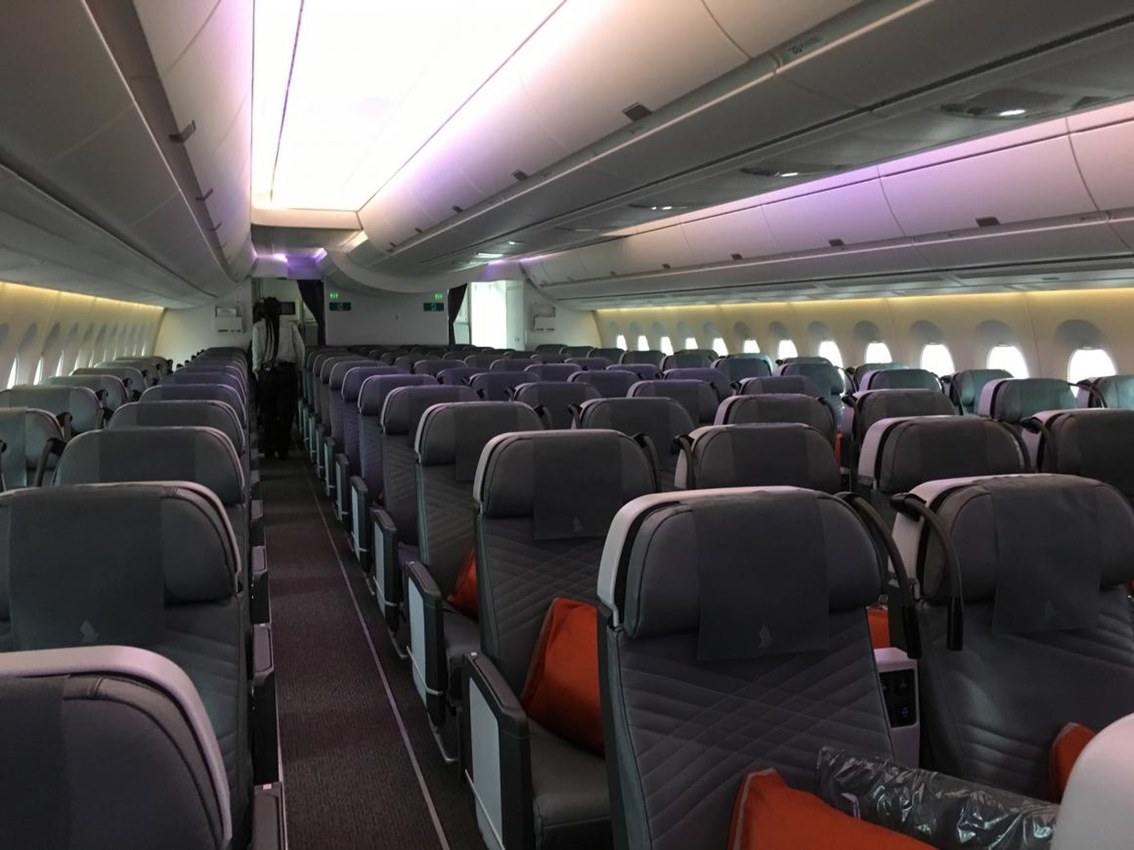 ...Premium economy. That's about 90 seats fewer than Singapore's regular long-haul A350-900s.