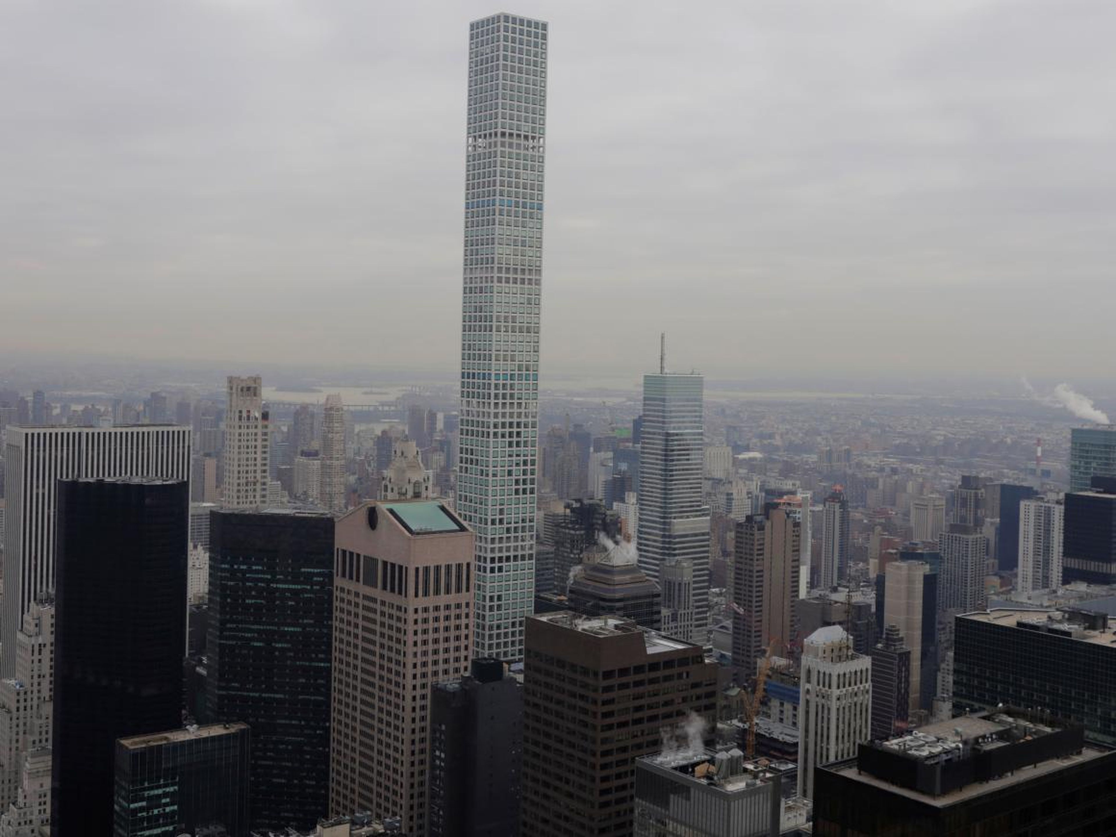 The penthouse unit just below, on the 94th floor, sold in 2018 for $32.4 million, about $8 million less than its asking price.
