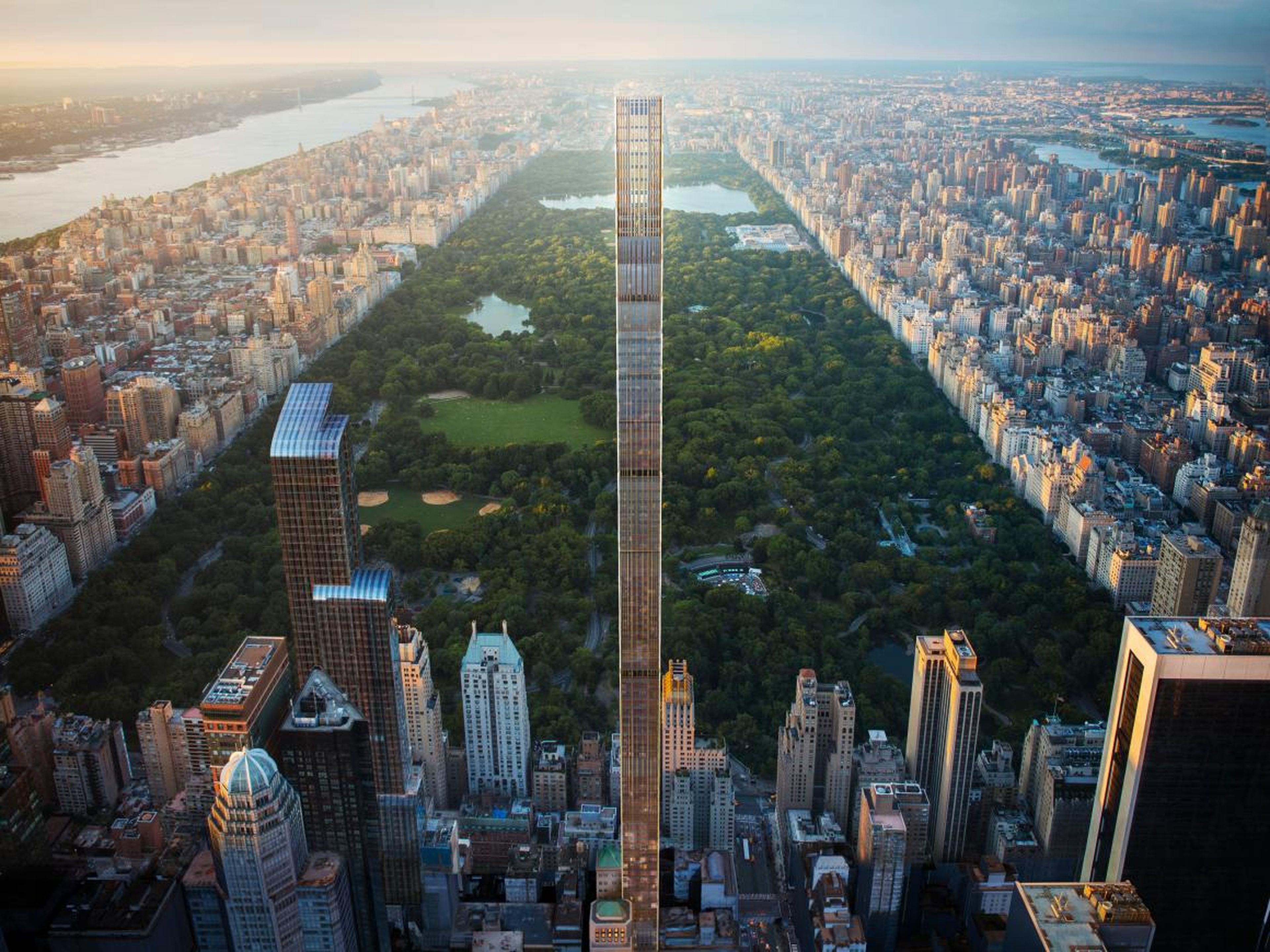 Hay apartamientos disponibles en el rascacielos más estrecho del mundo