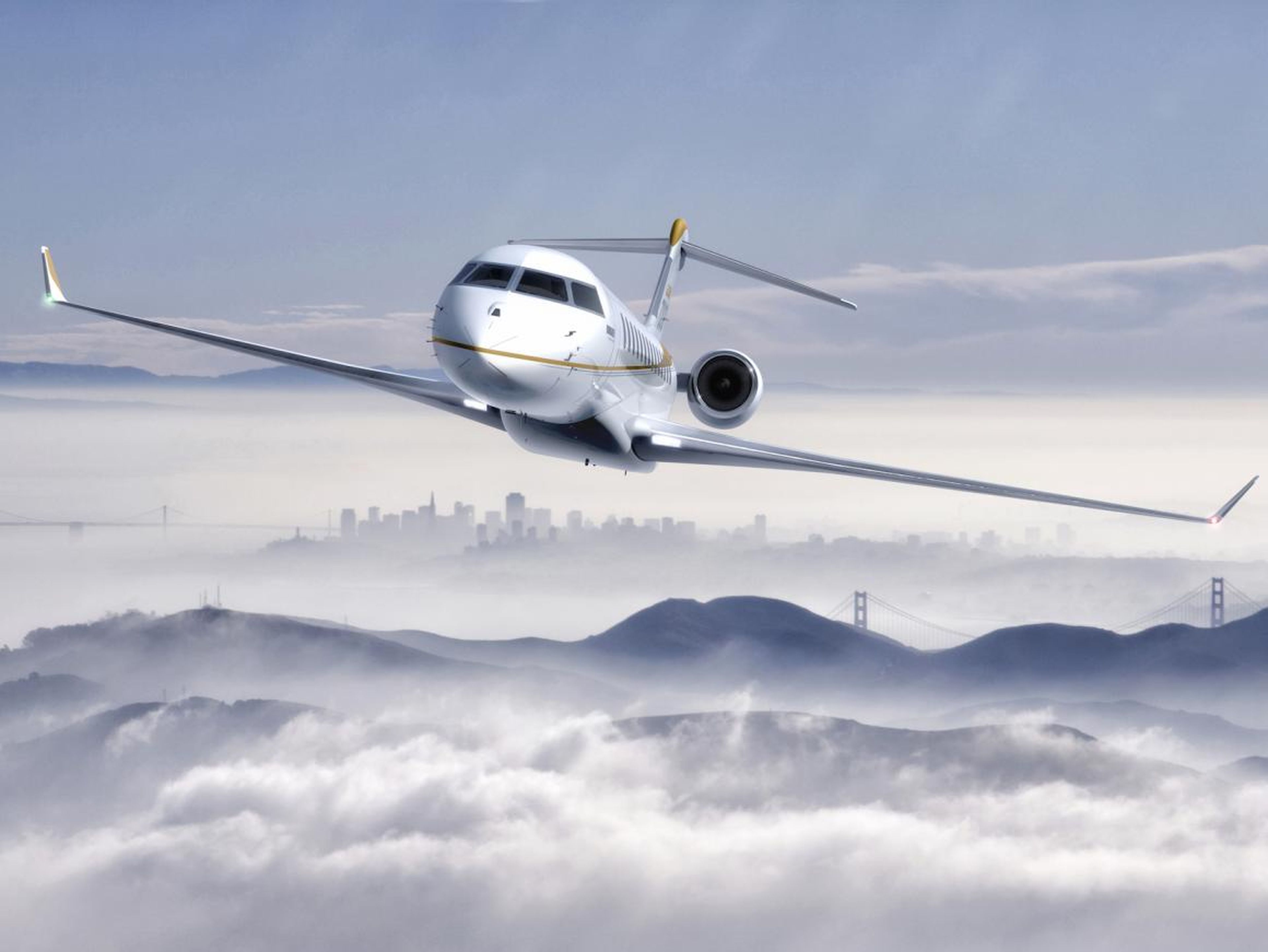 Bill Gates owns a relatively modest $40 million Bombardier BD-700 Global Express plane.