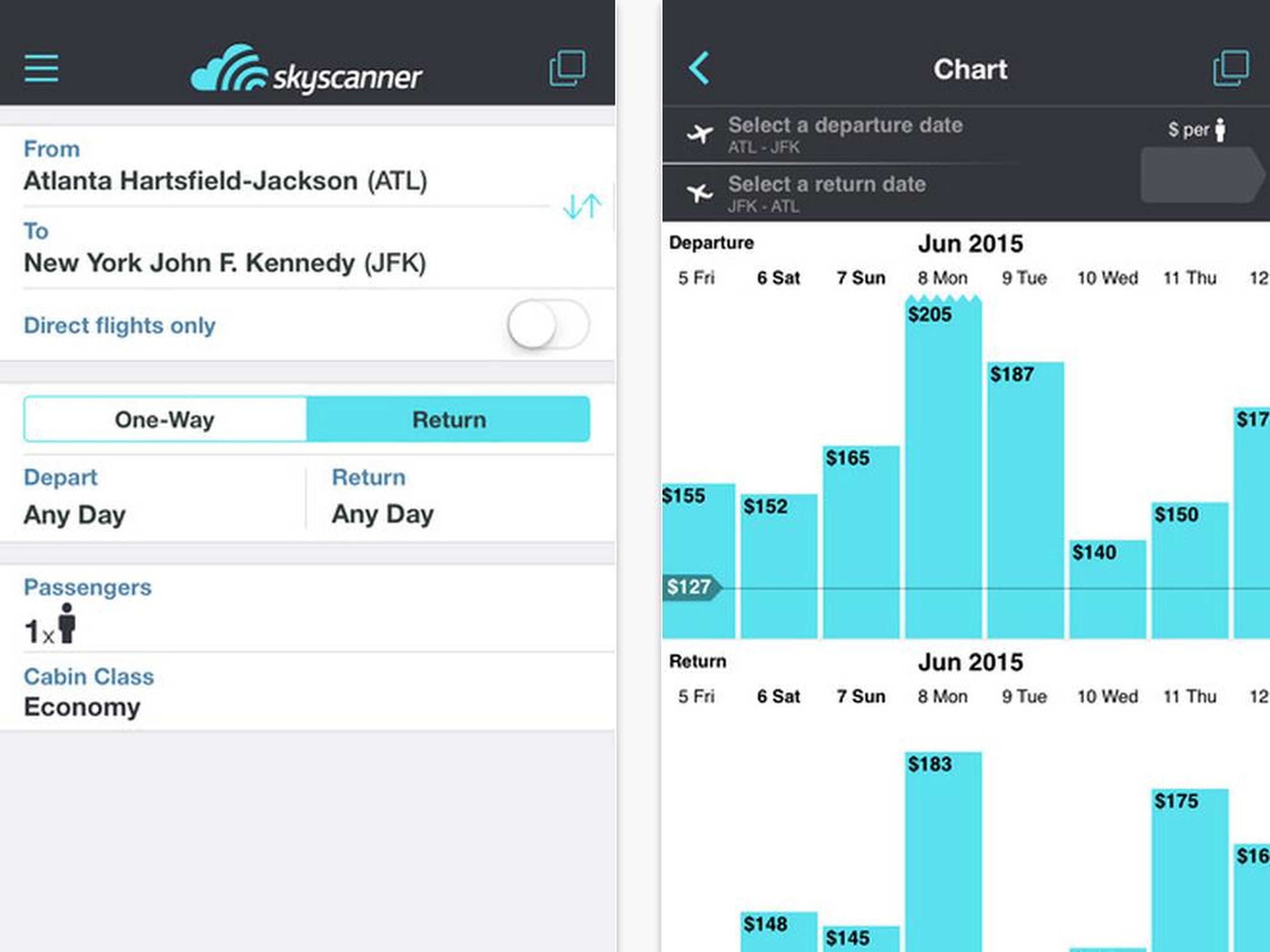 Ditch Google Flights for Skyscanner when you're looking for cheap airfare.