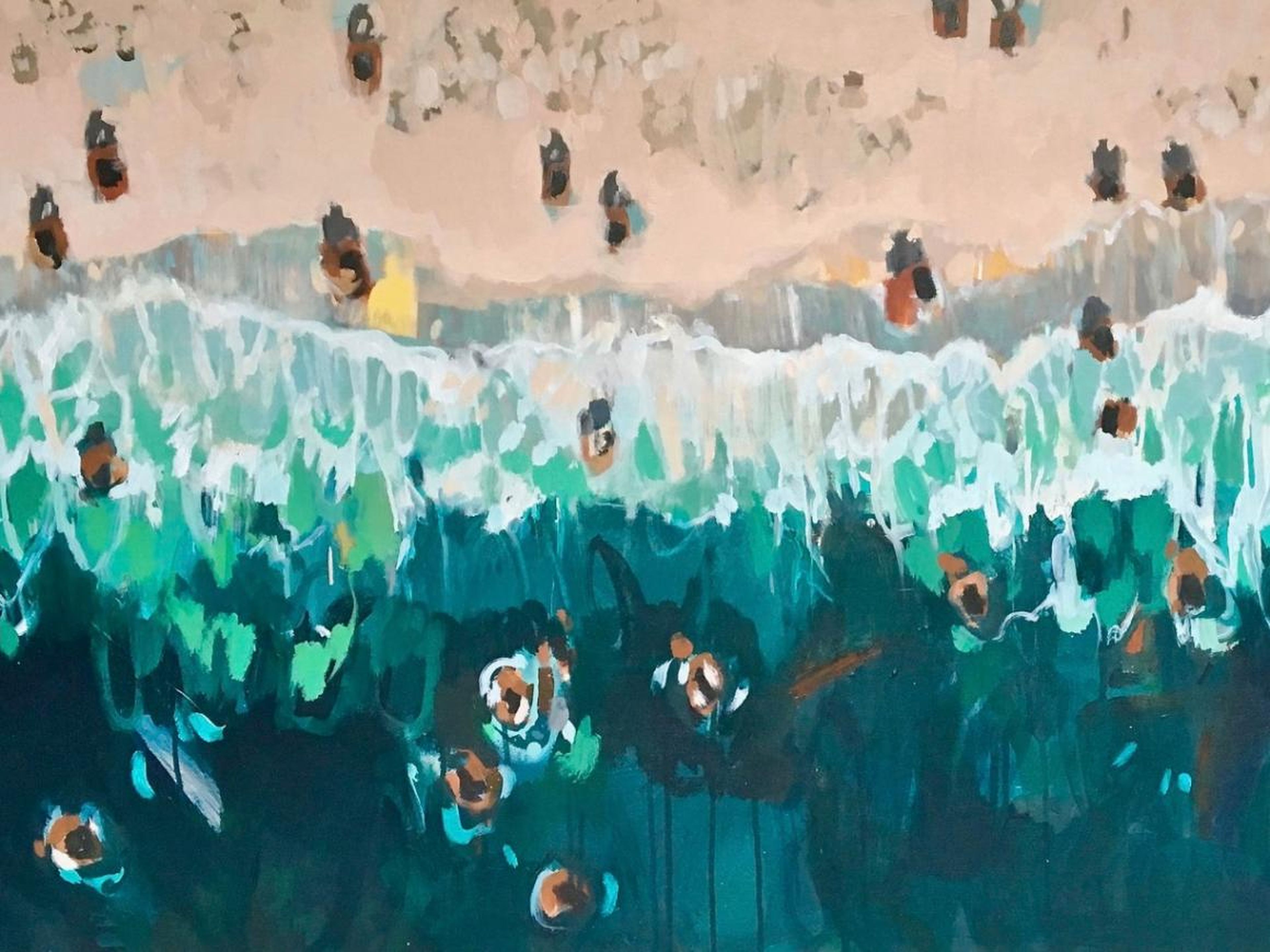 "Emerald Shoreline", por Nina Brooke.