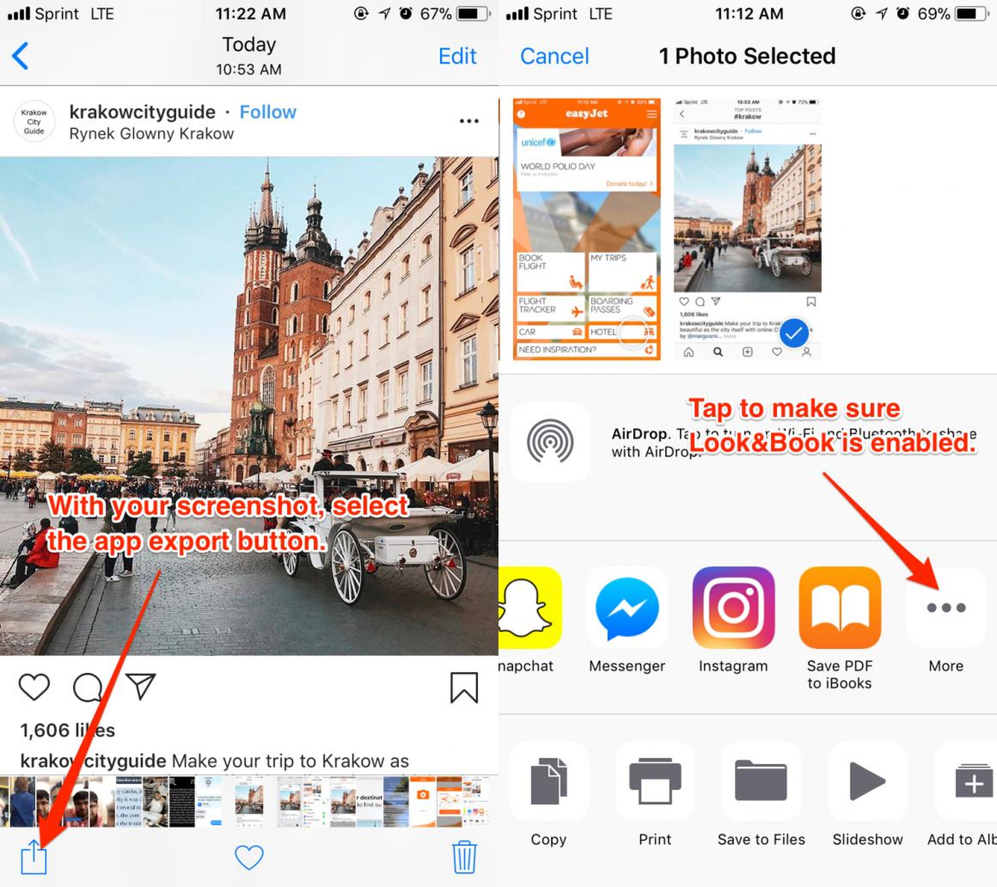Hay que habilitar la app de Instagram en los ajustes de foto de iOS