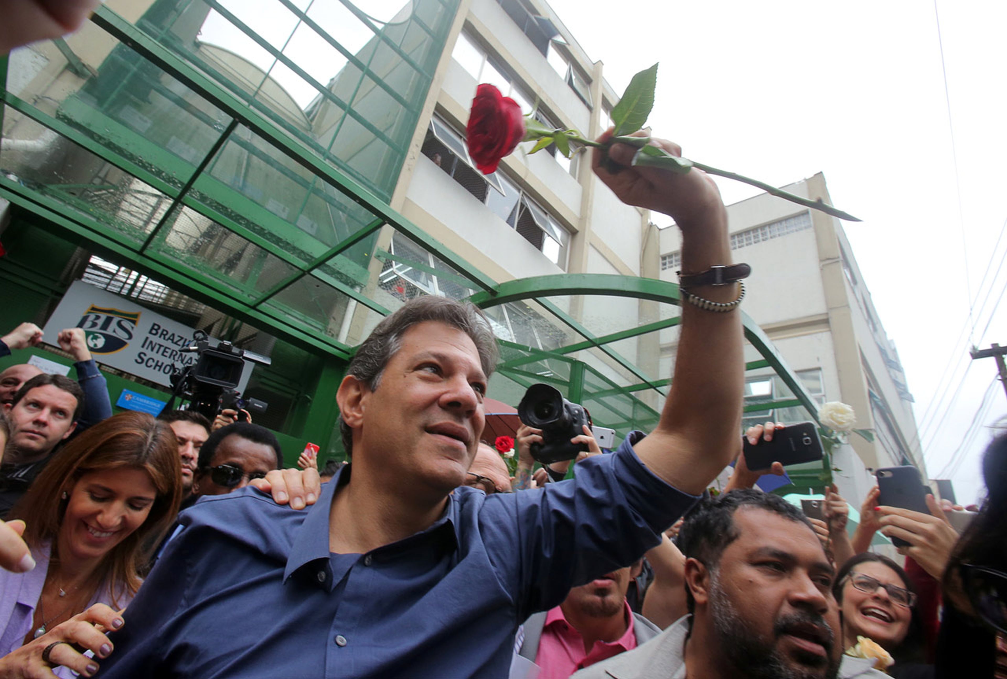 Fernando Haddad, líder del Partido de los Trabajadores (PT).