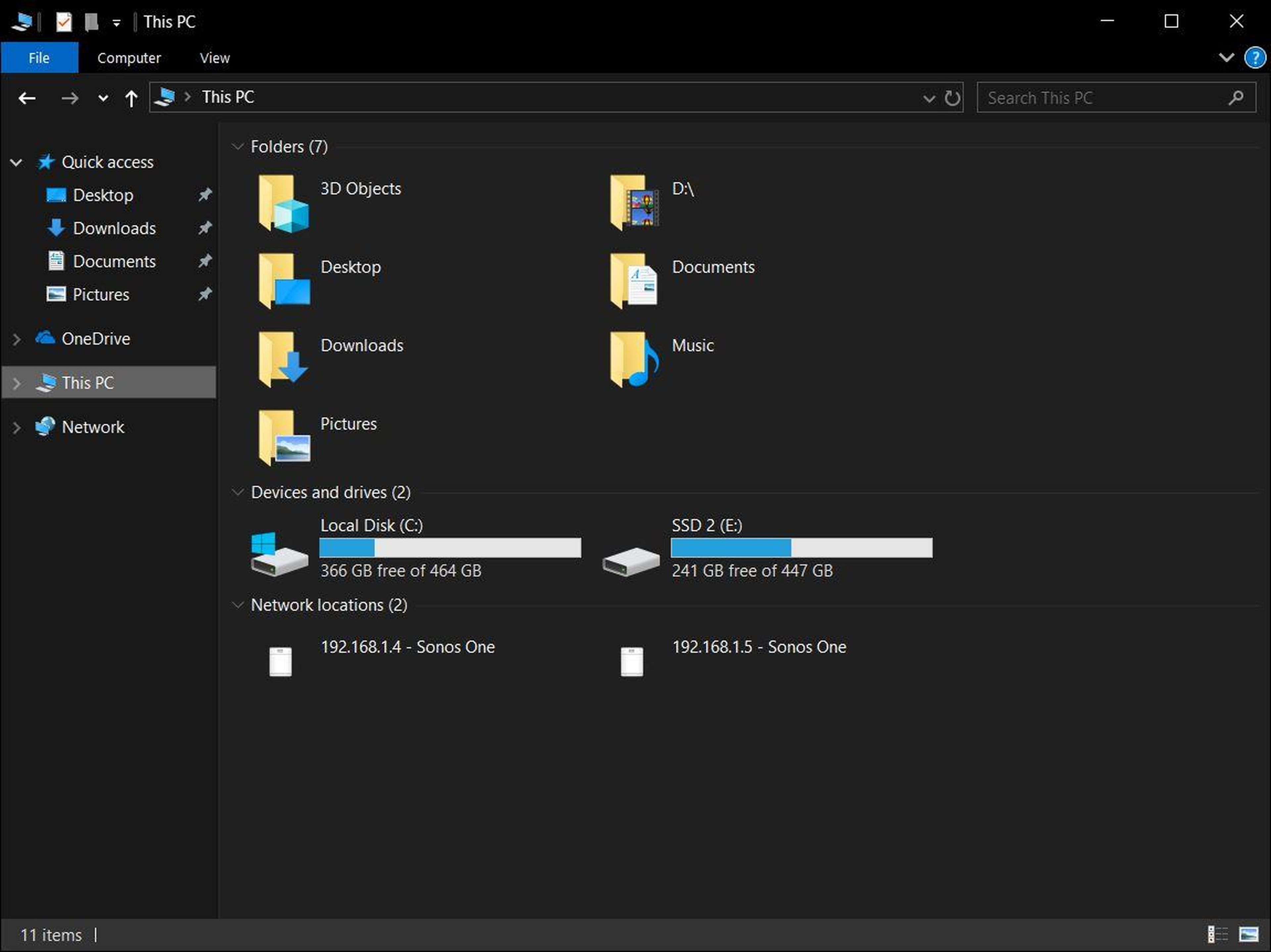 File Explorer finalmente se une a la diversión cuando pones Windows 10 en "modo oscuro"