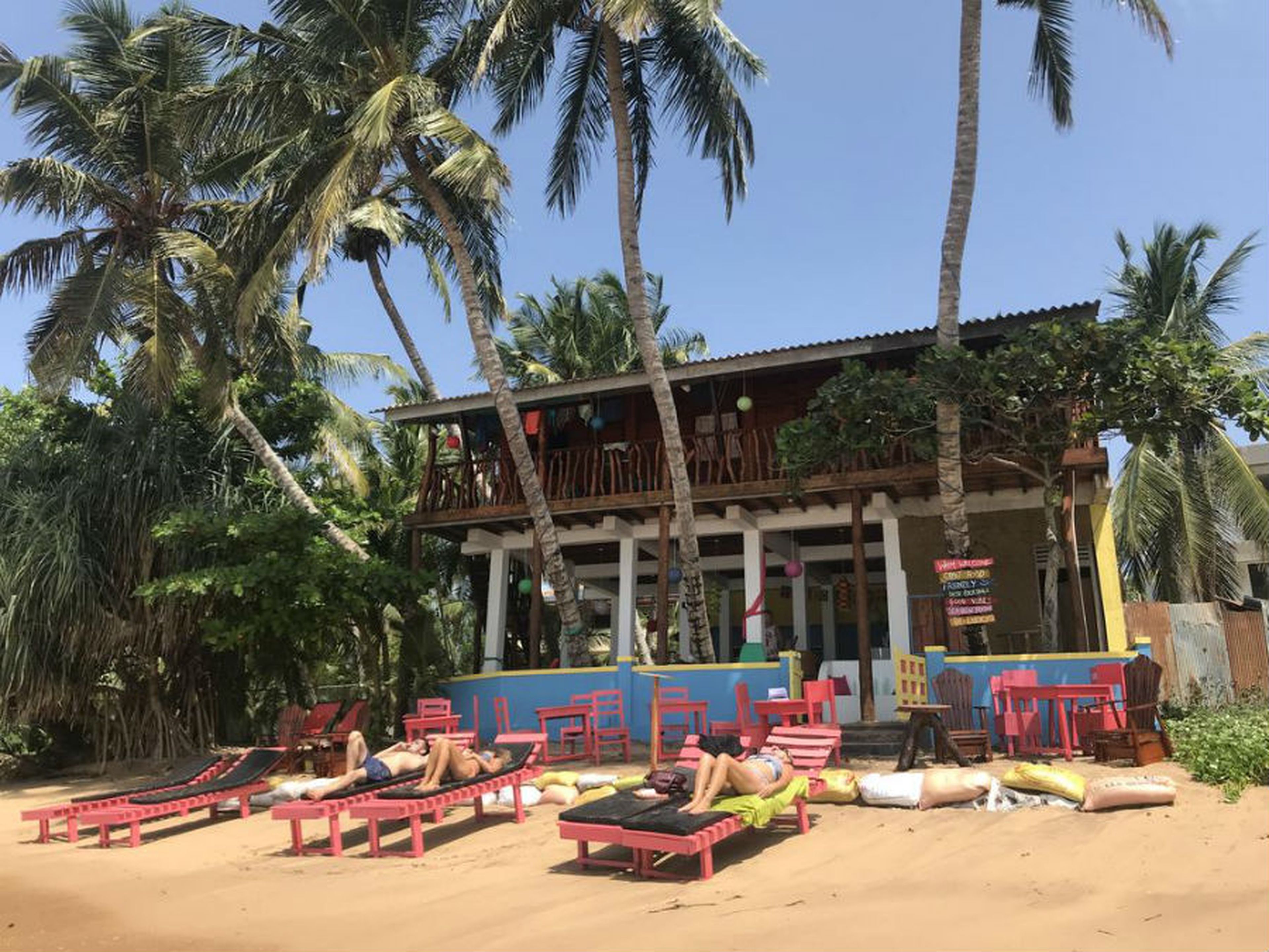 El hotel Lucky Beach Tangalles, en Sri Lanka