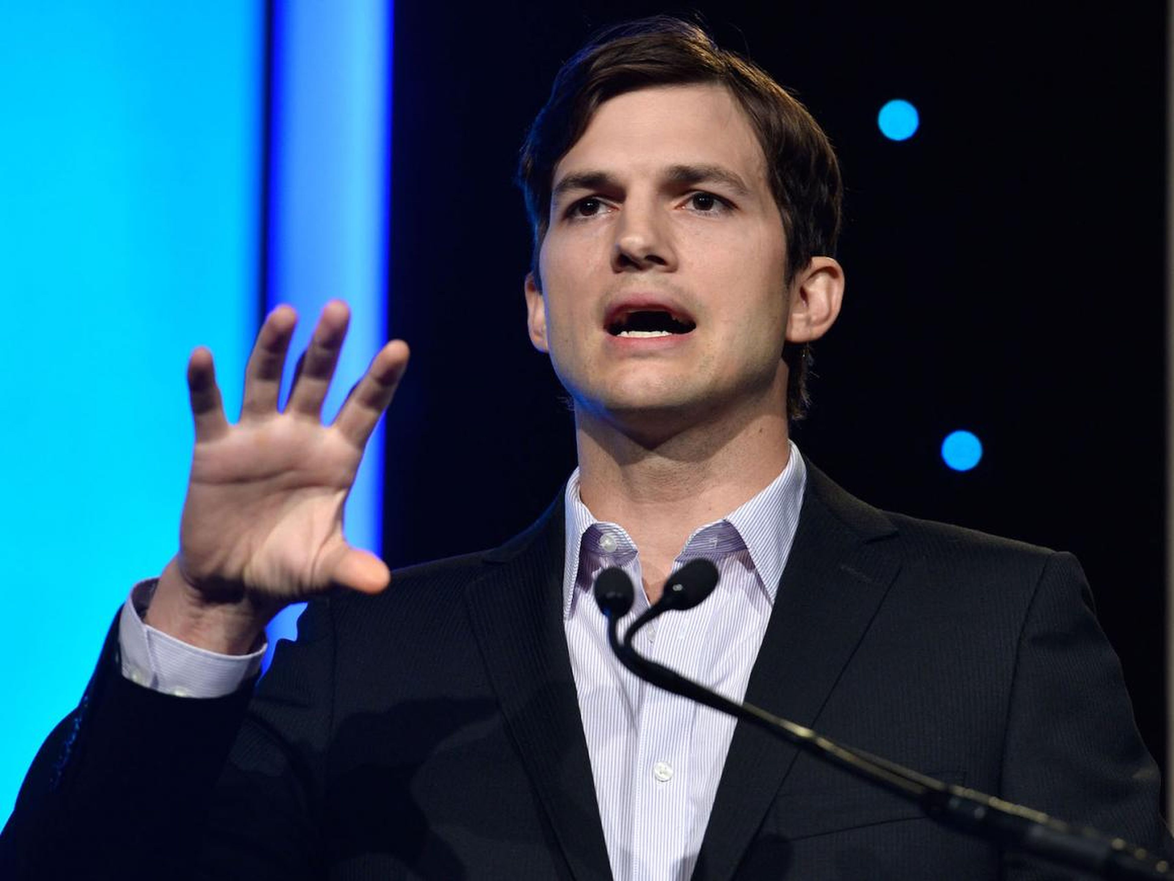 Kutcher put down a $20,000 deposit for his $200,000 ticket in 2012.