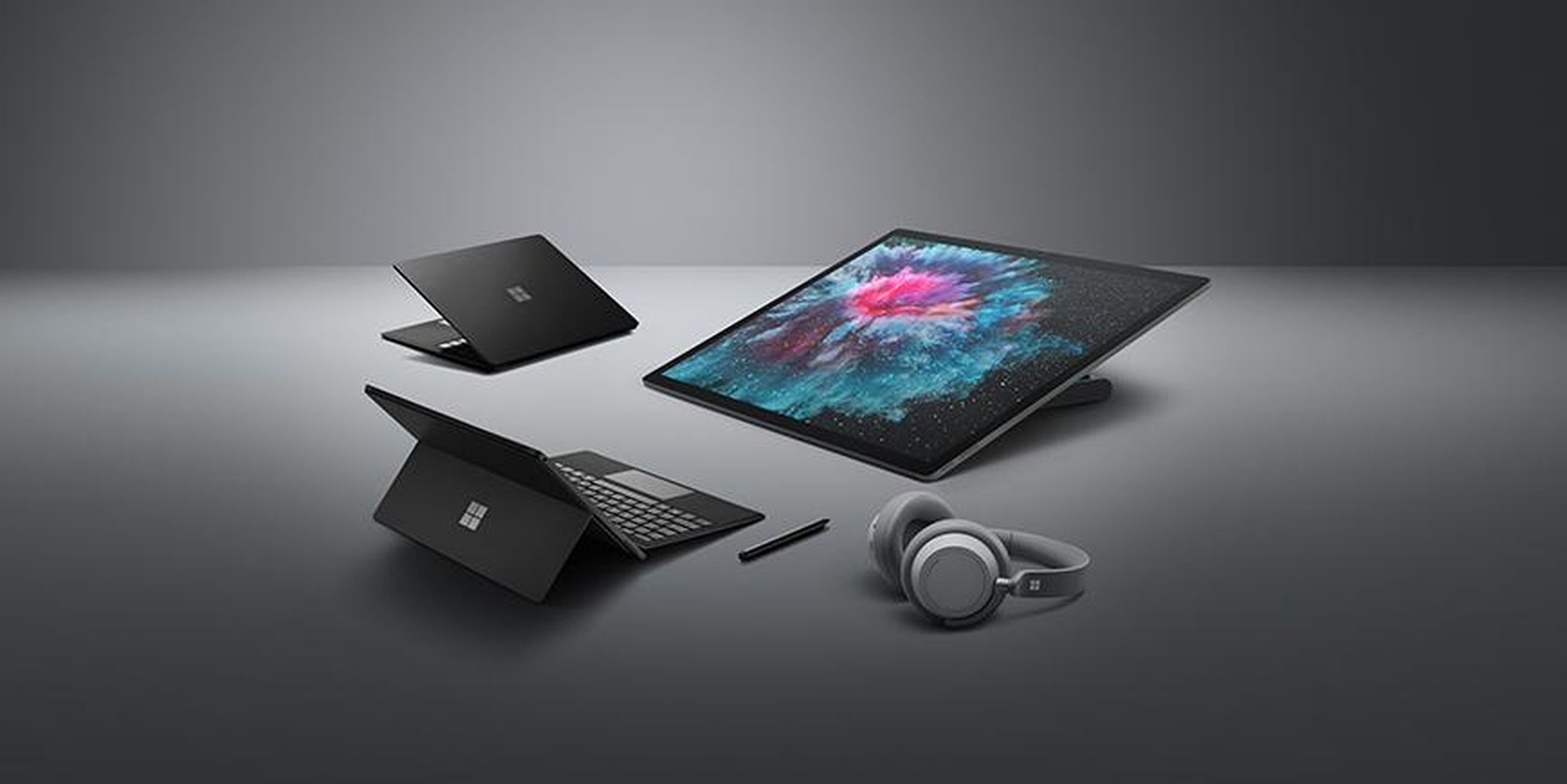Microsoft just announced three new premium Surface computers and a pair of headphones — and we got to try all of them