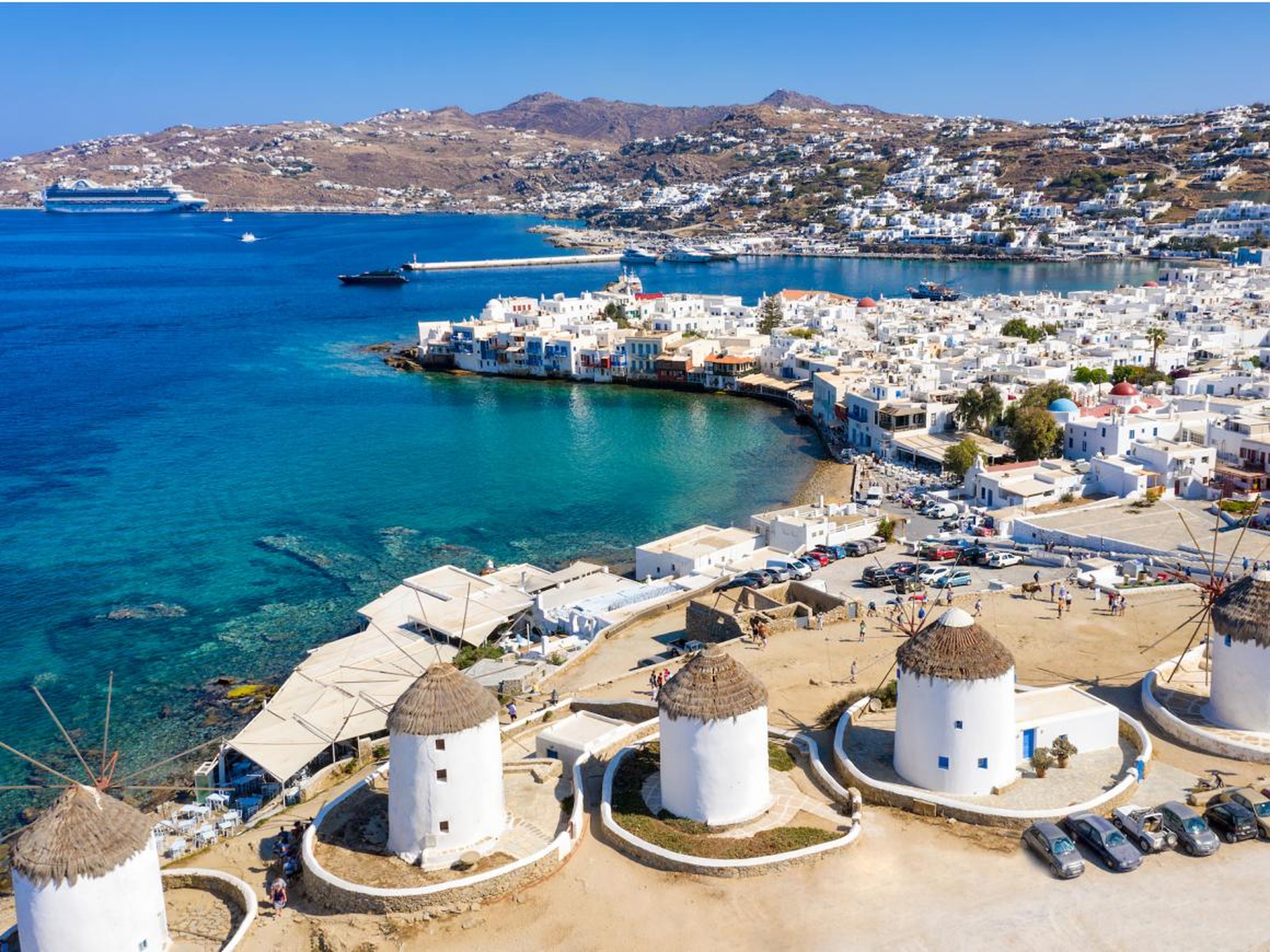One of the places I was most excited to visit was the Greek isle of Mykonos, known as a party capital and vacation hot spot for billionaires.