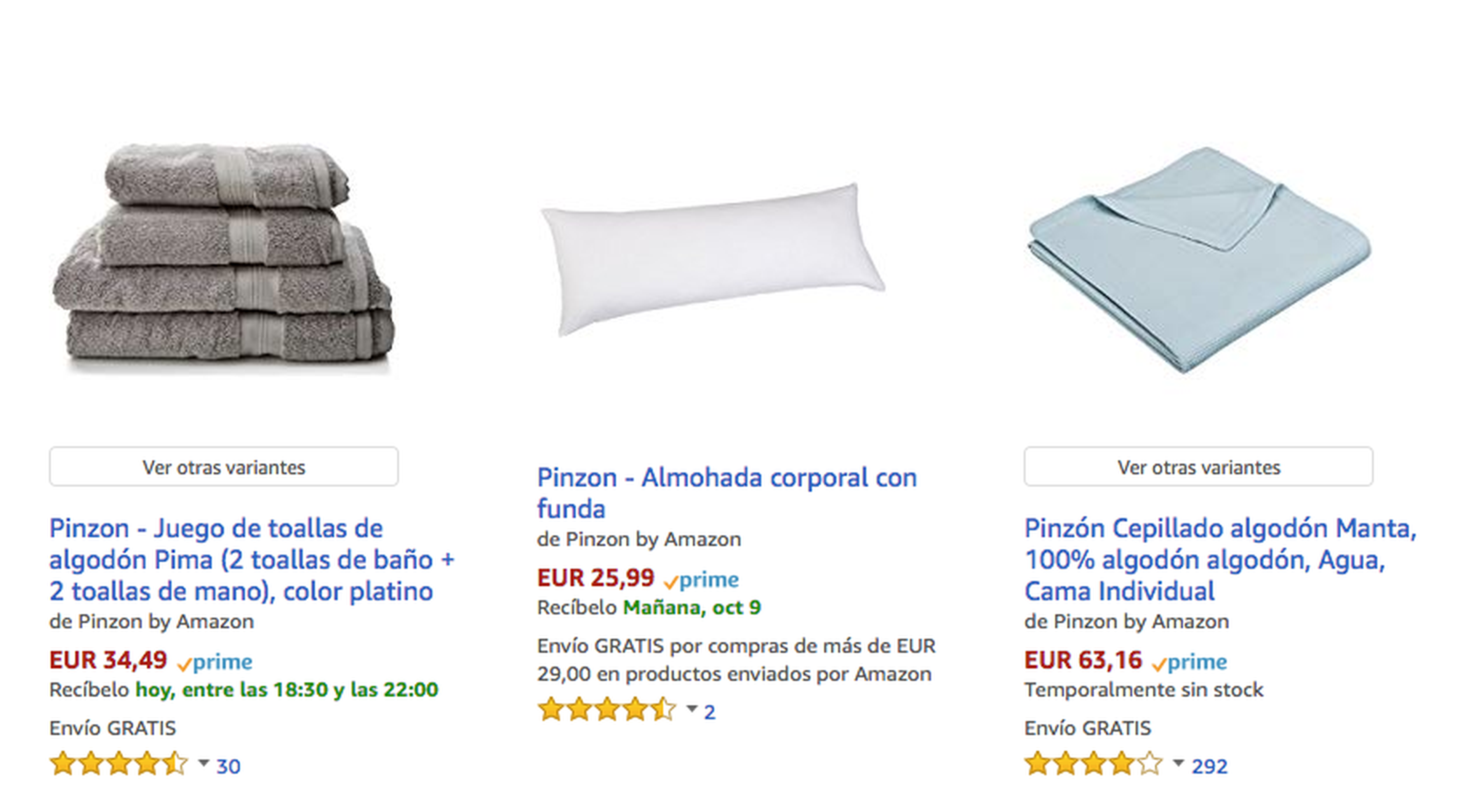 Pinzon by Amazon, textiles para el hogar