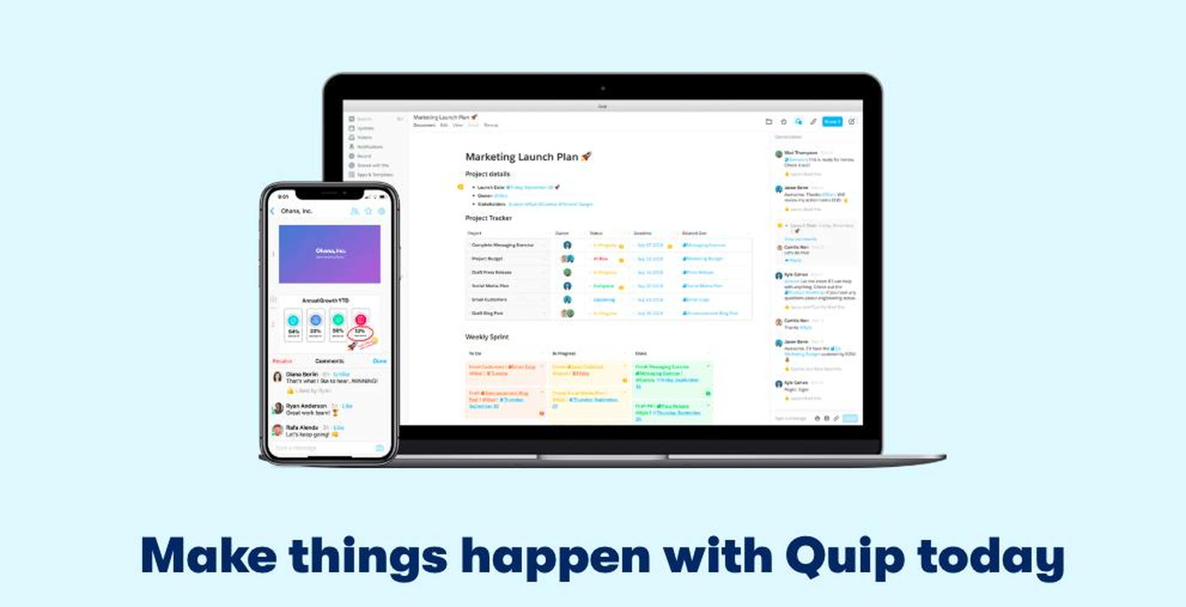Salesforce-owned Quip could be a good Google Docs replacement for you.