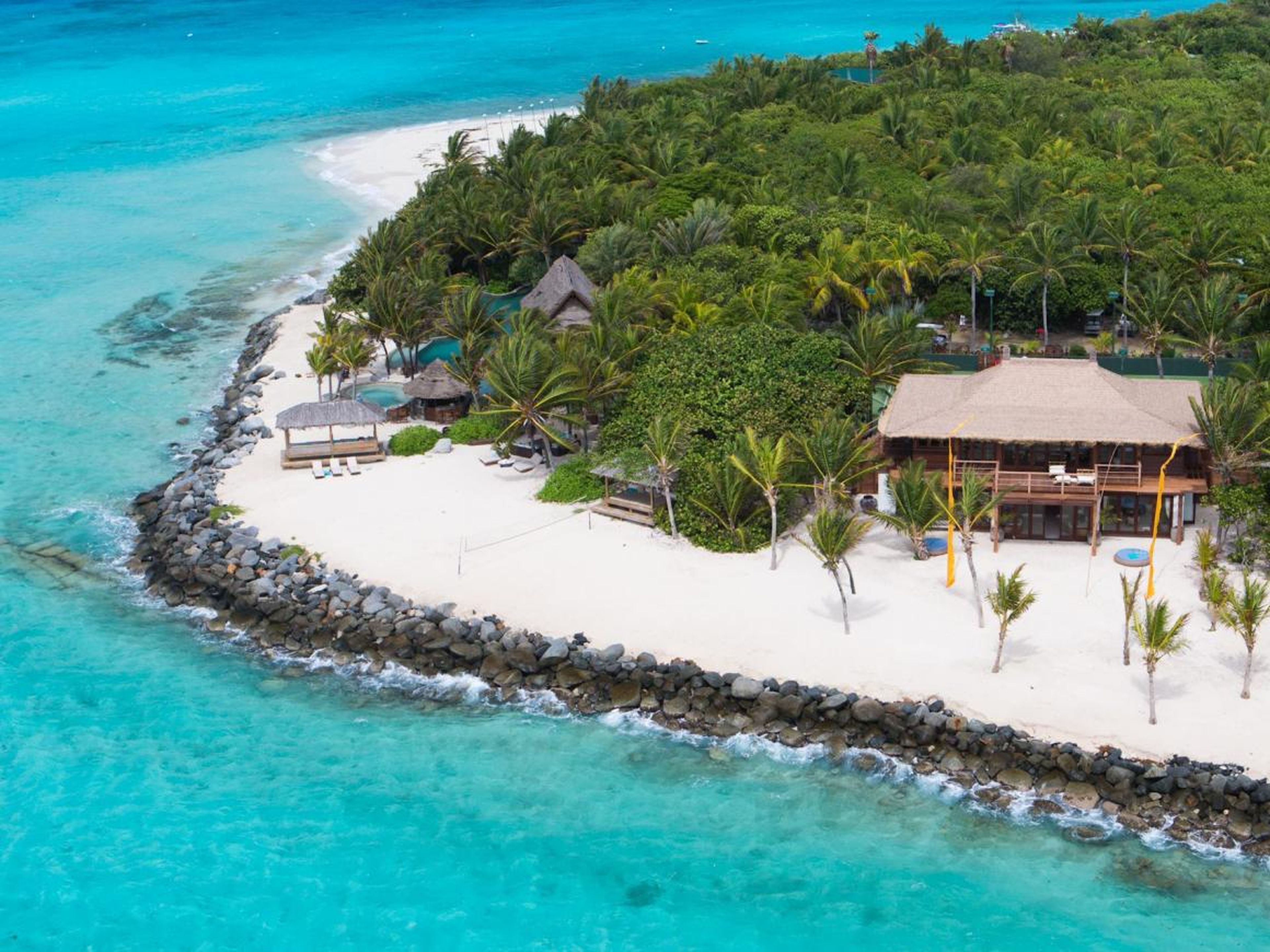 Sir Richard Branson bought Necker Island in the British Virgin Islands for about $320,000 dollars in 1979.