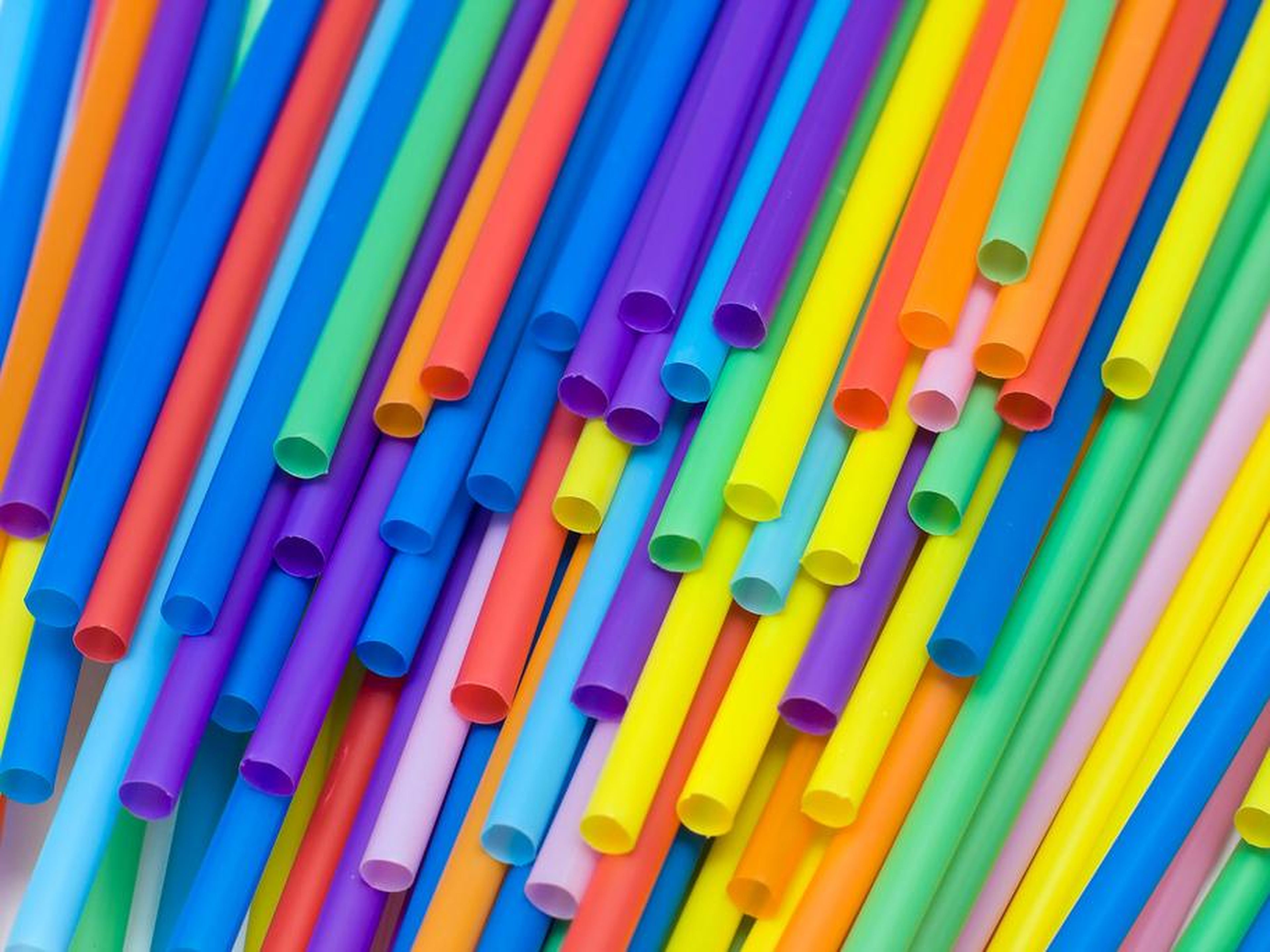 Straws used to be used for beer.