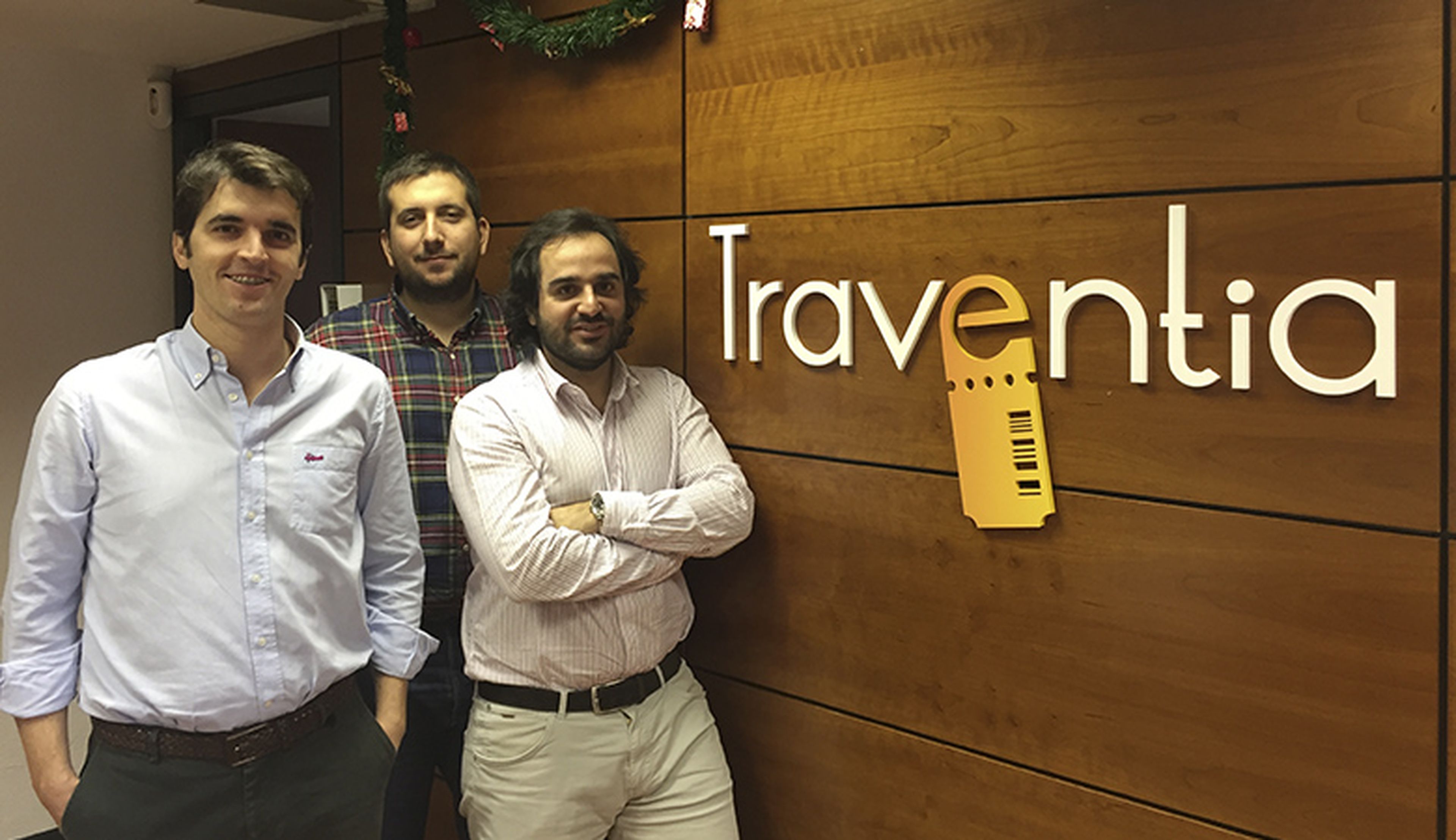 Juan Ávila Alonso, Ignacio Guillén Gómez y david Robledo, socios fundadores de Traventia.