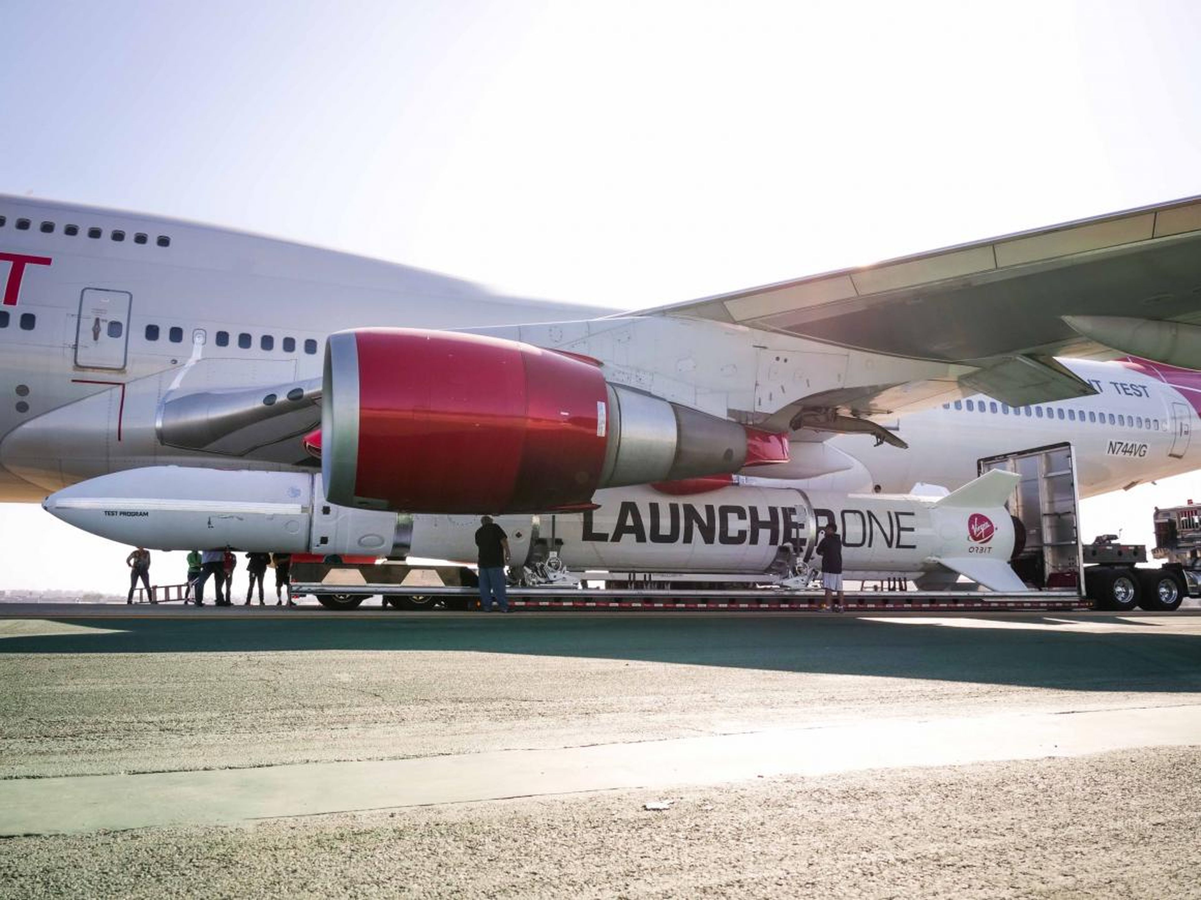 So Virgin Orbit has been busy designing, building, and testing LauncherOne's and Cosmic Girl's systems near Long Beach, California, and at the Mojave Air and Space Port.