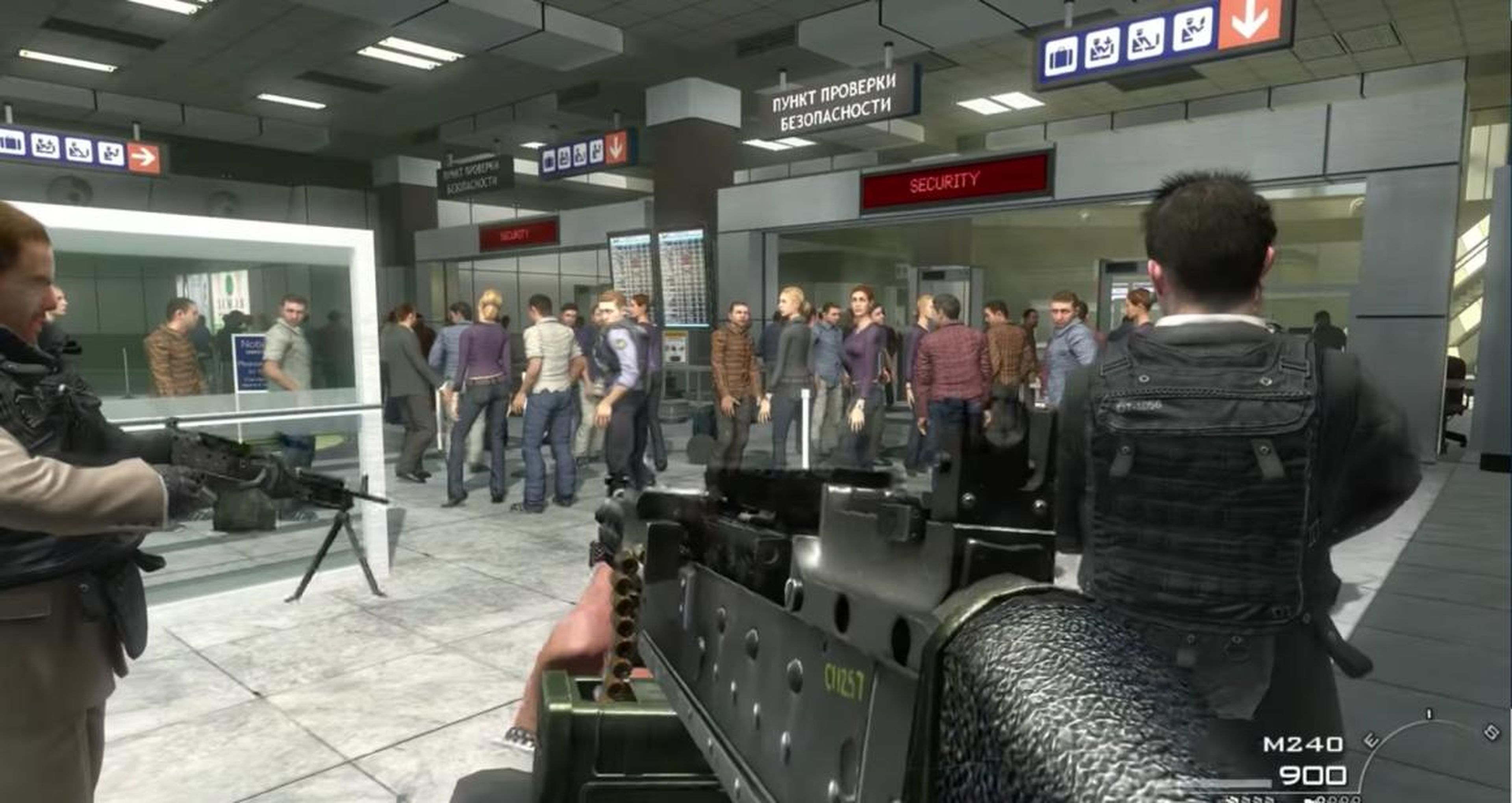 During a controversial campaign mission in "Call of Duty: Modern Warfare 2," players can choose to shoot civilians in a Russian airport.