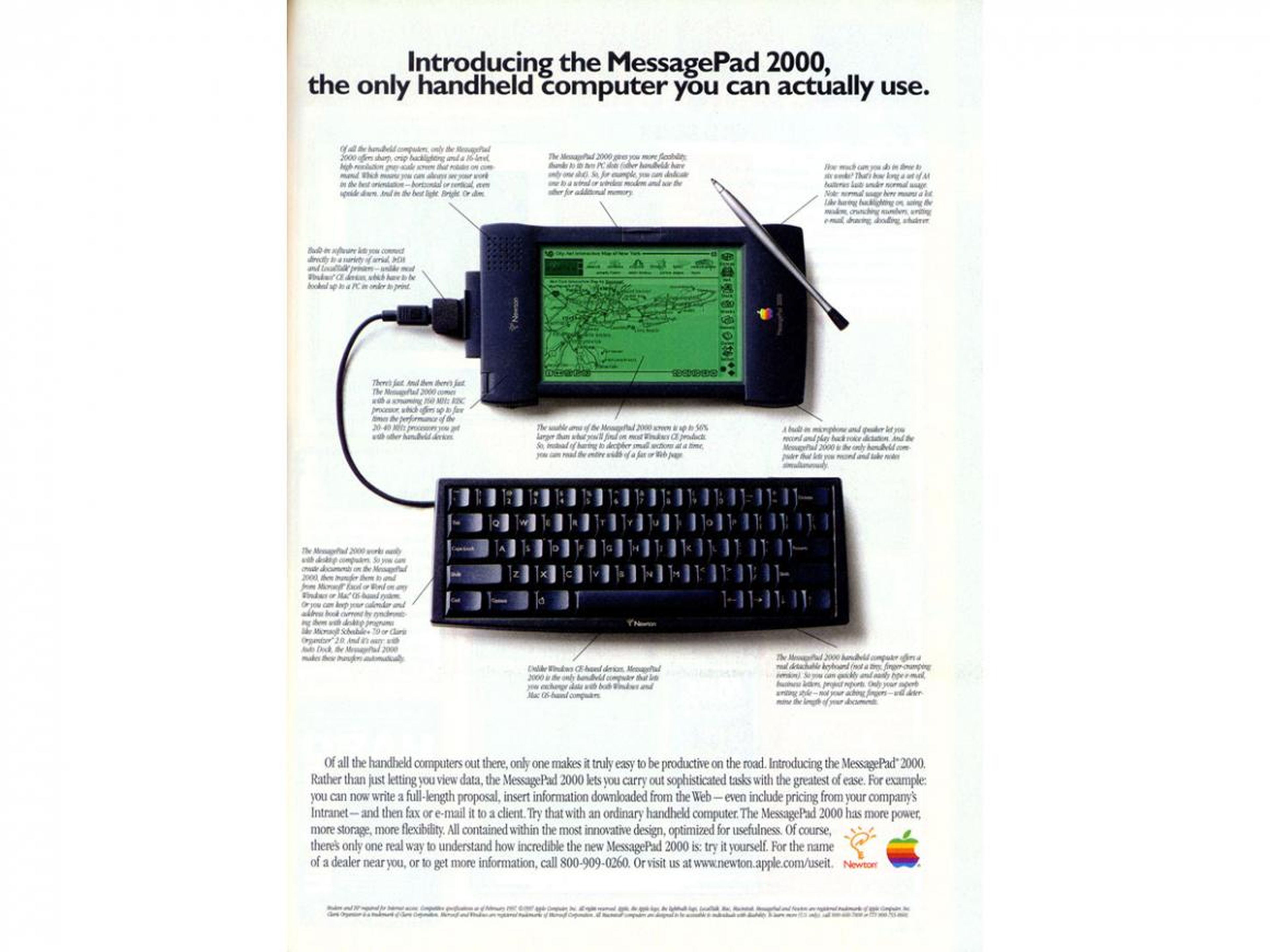 Apple tried to make handheld devices that could be used like computers, much like it does today with the iPad.