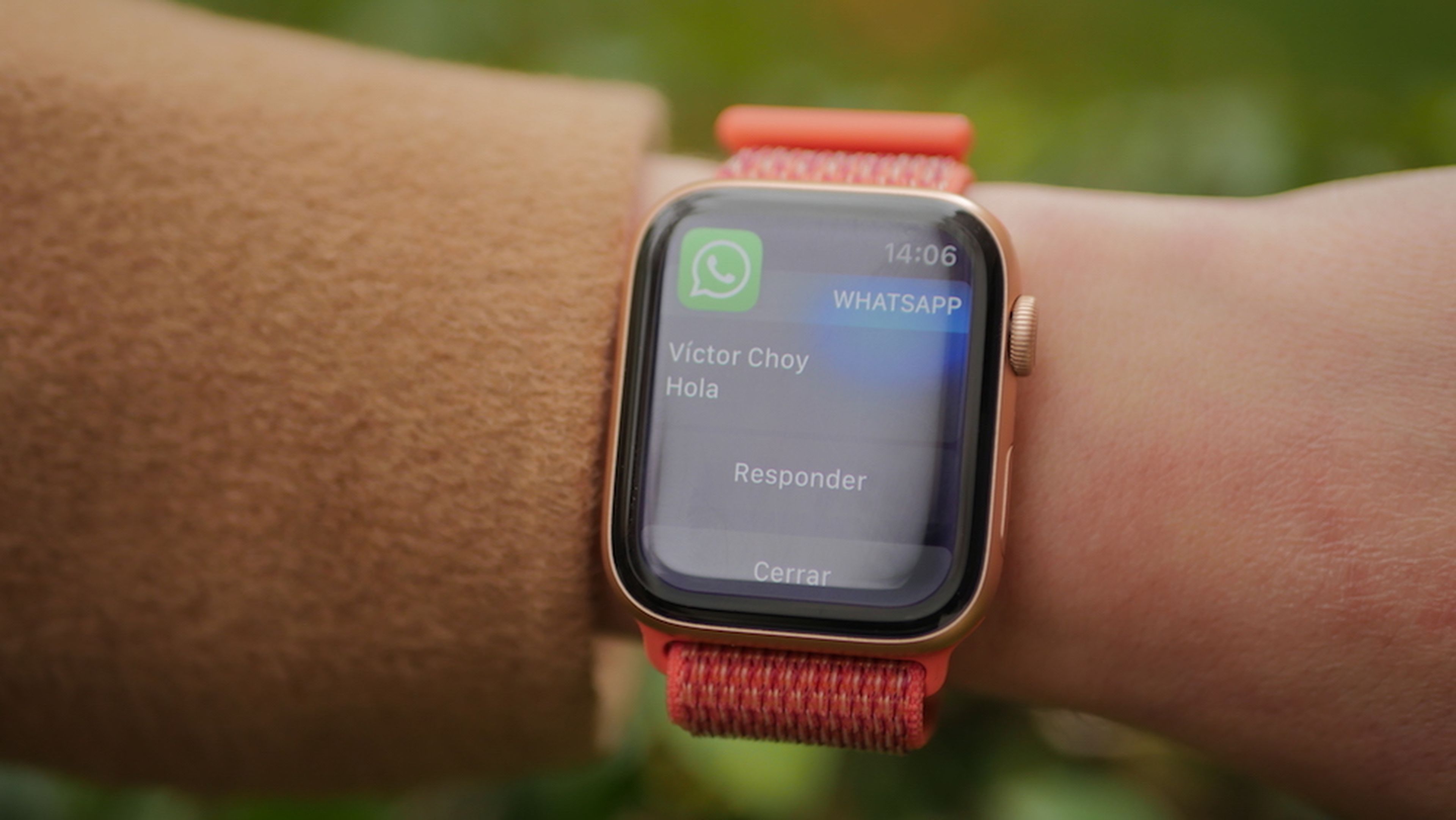 Notificaciones de WhatsApp en el Apple Watch Series 4